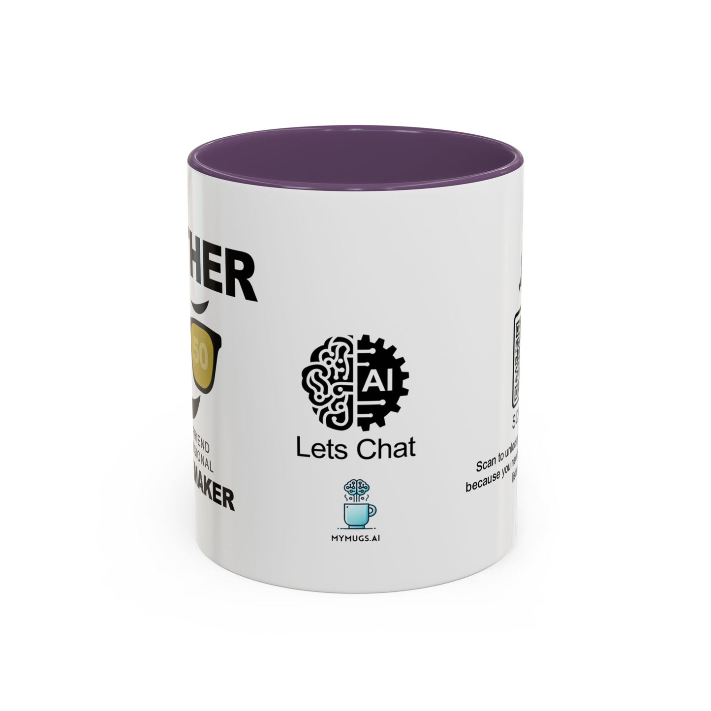 Brother: 50% best friend, 50% professional troublemaker - Accent Mug
