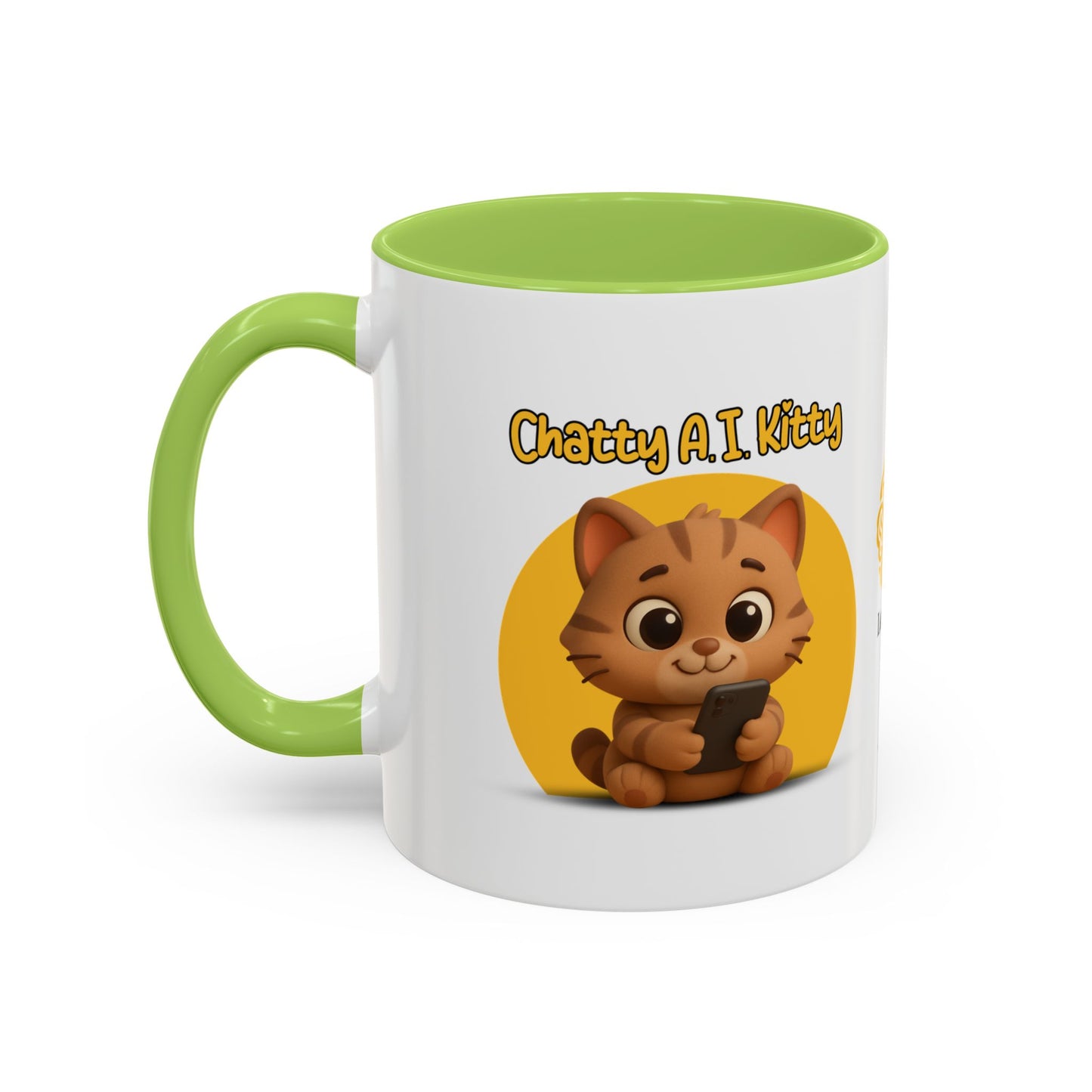 Chatty AI Kitty Mochi - AI Enabled Accent Mug