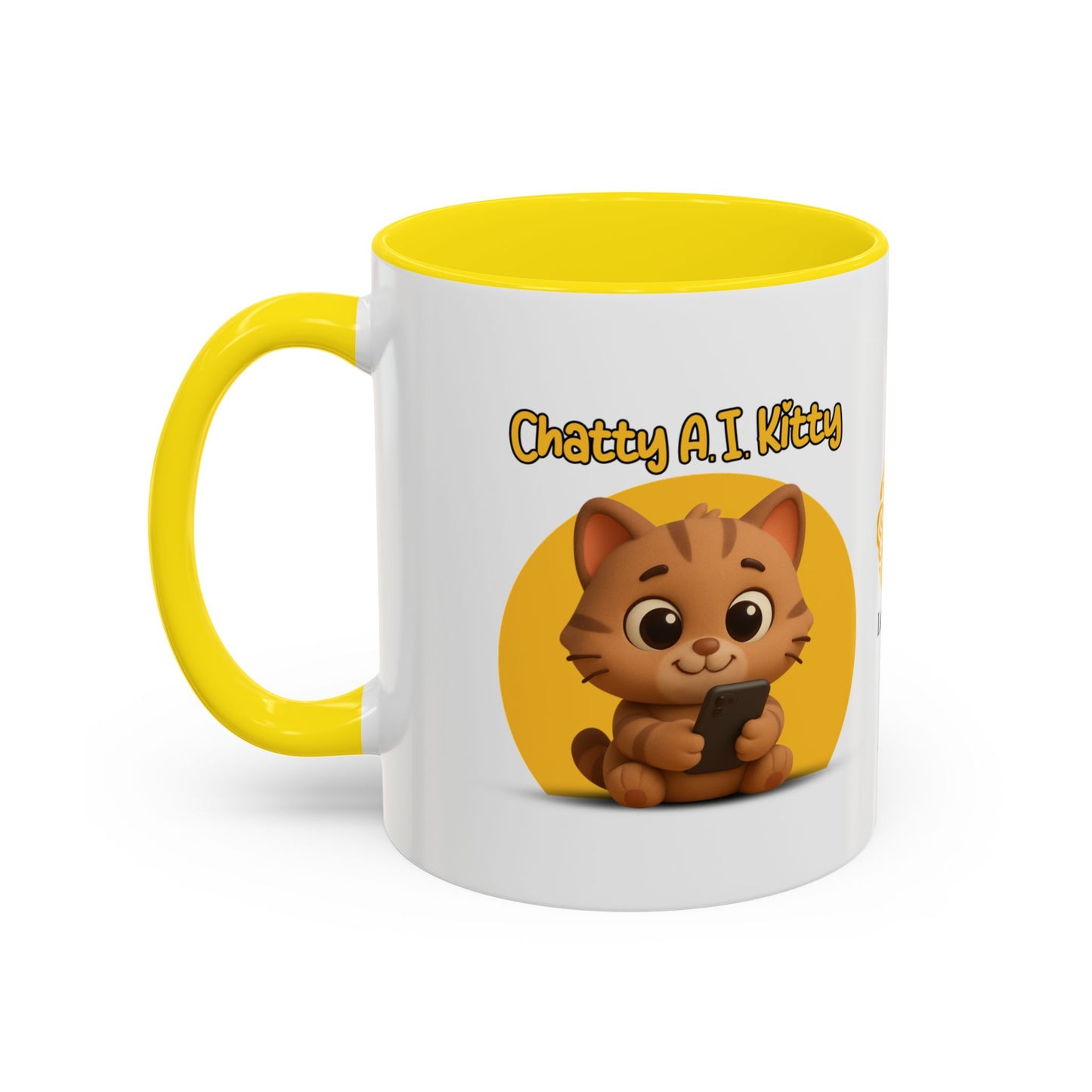 Chatty AI Kitty Mochi - AI Enabled Accent Mug