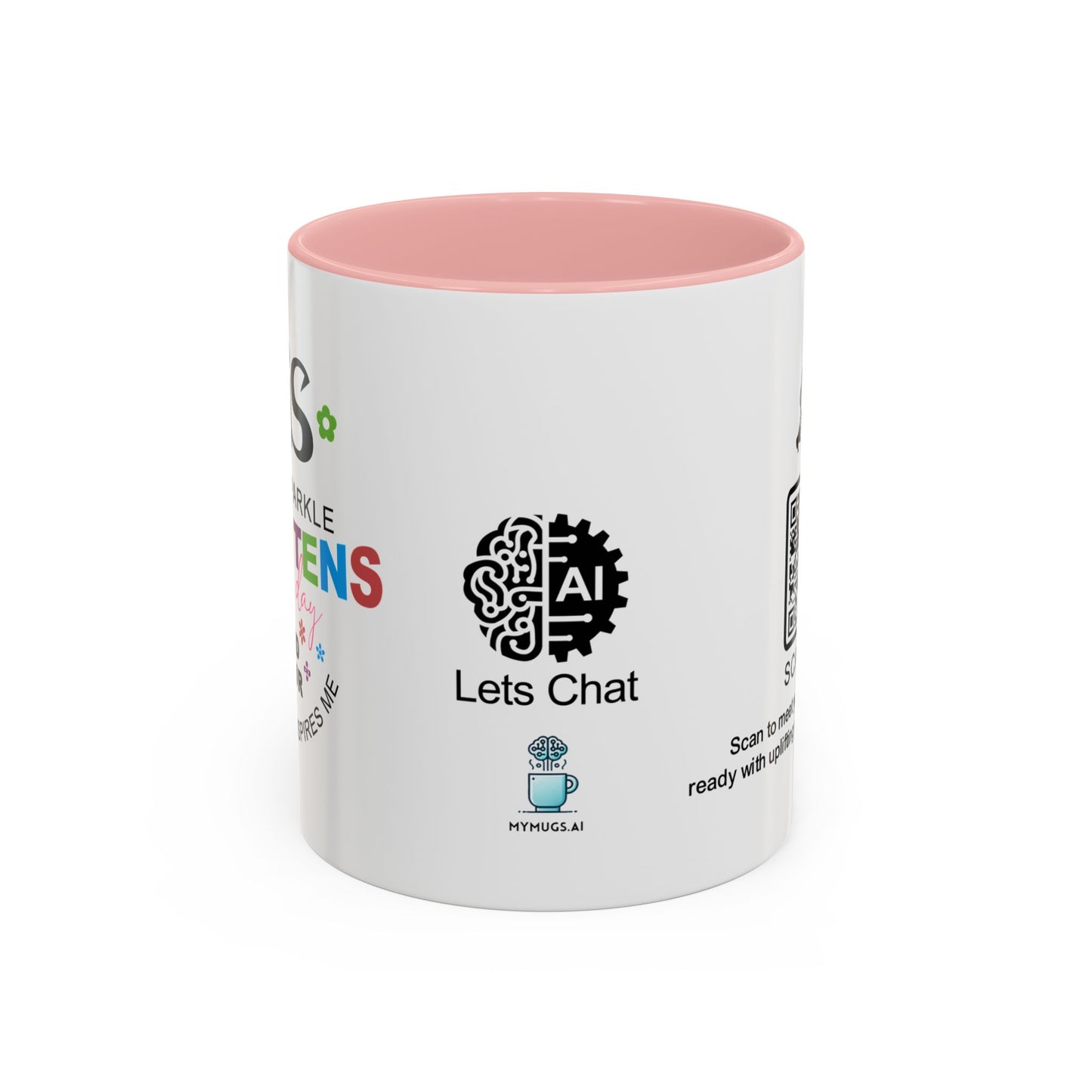 Sis, your sparkle brightens every day - Accent Coffee Mug