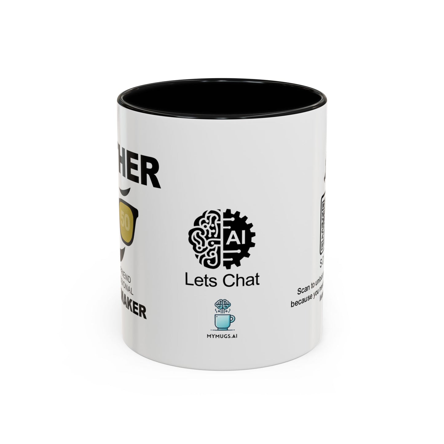 Brother: 50% best friend, 50% professional troublemaker - Accent Mug