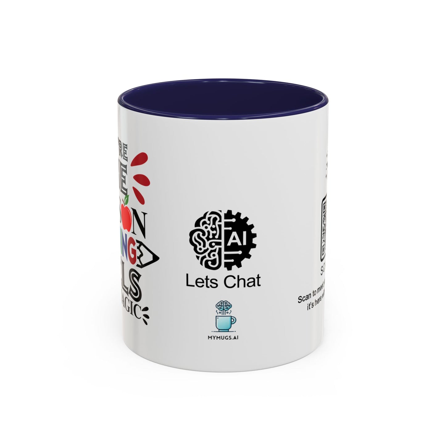 You’re the reason learning feels like magic - Accent Coffee Mug