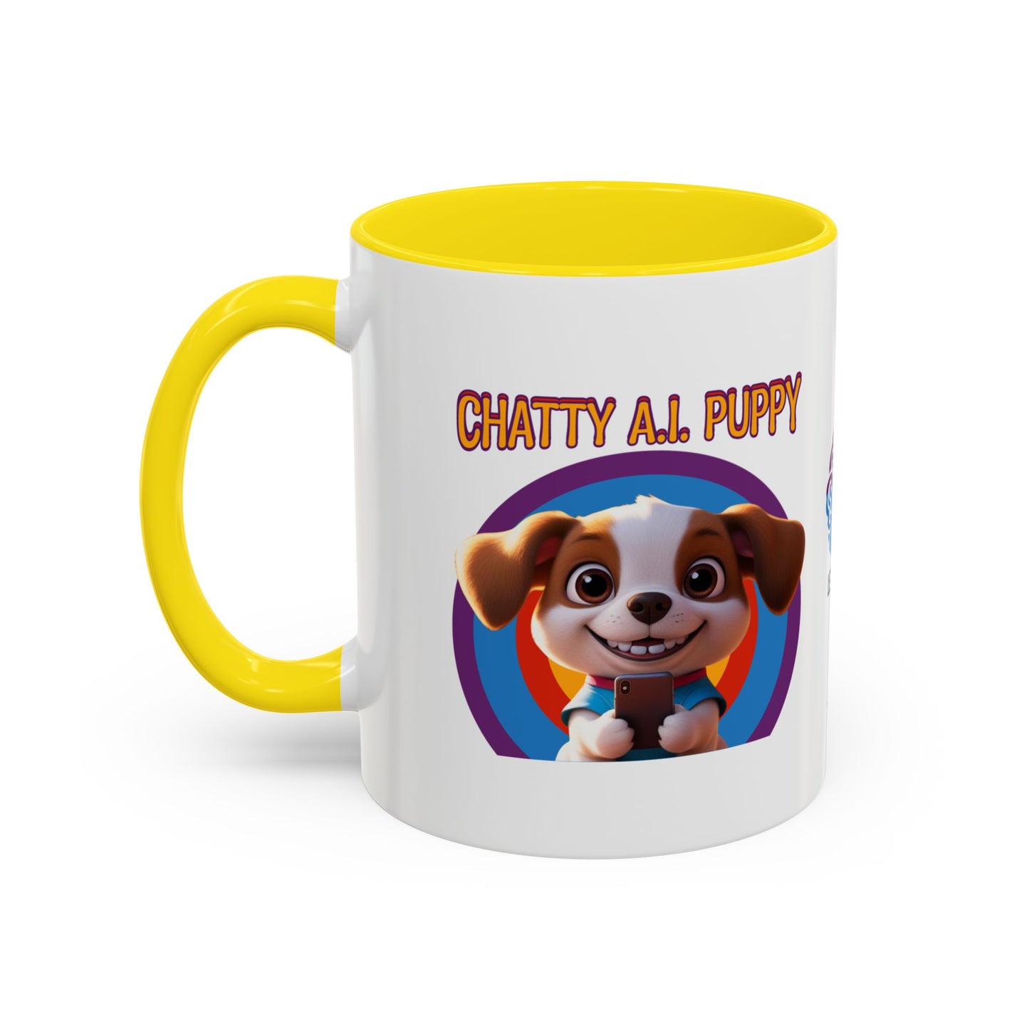 Chatty A.I. Puppy Pipa - AI Enabled Accent Mug