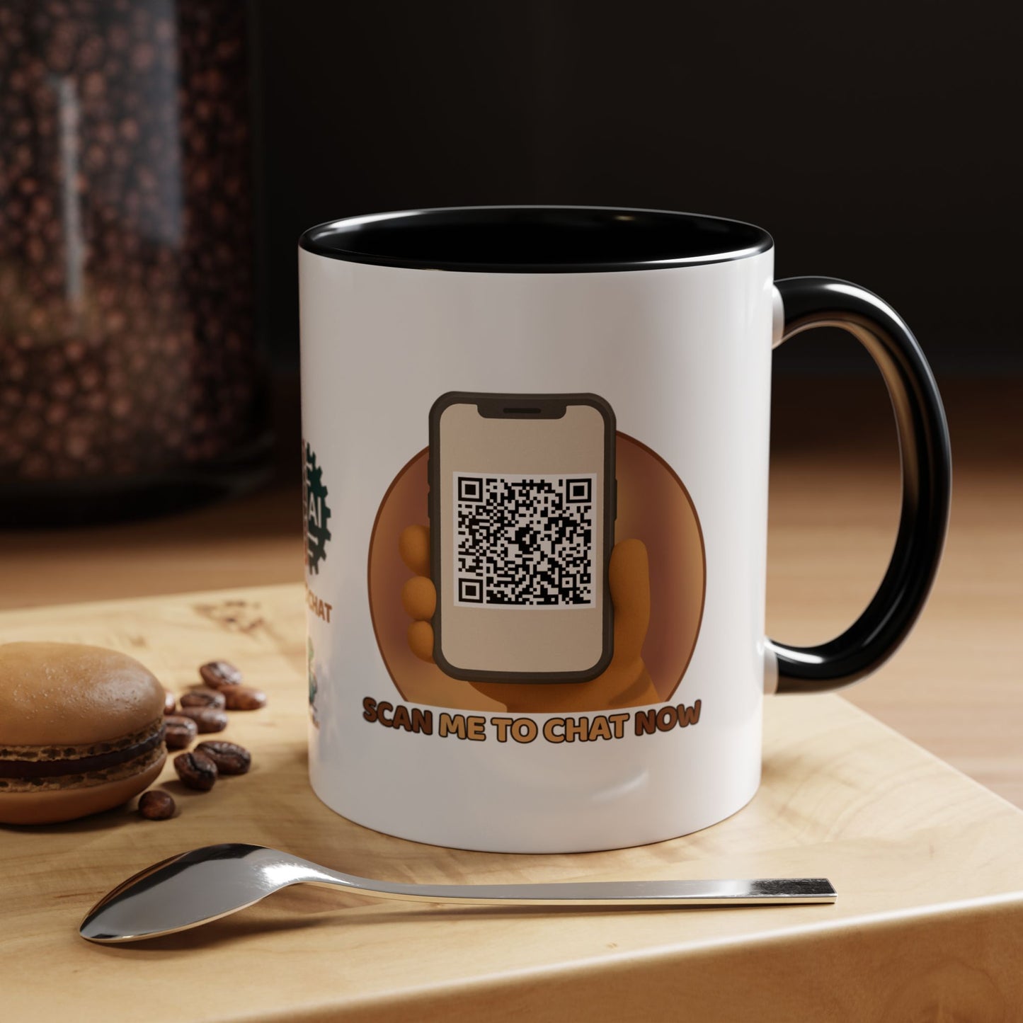 Chatty A.I. Kitty Twitch - AI Enabled Accent Mug