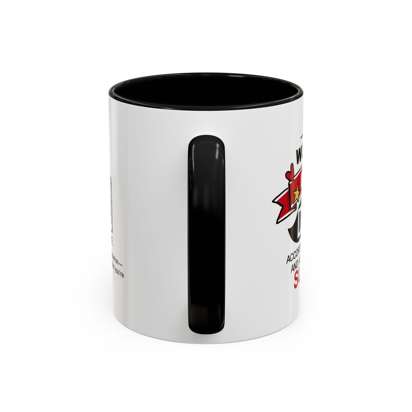 World’s Best Dad* (*According to this mug and a highly biased survey) - Accent Coffee Mug