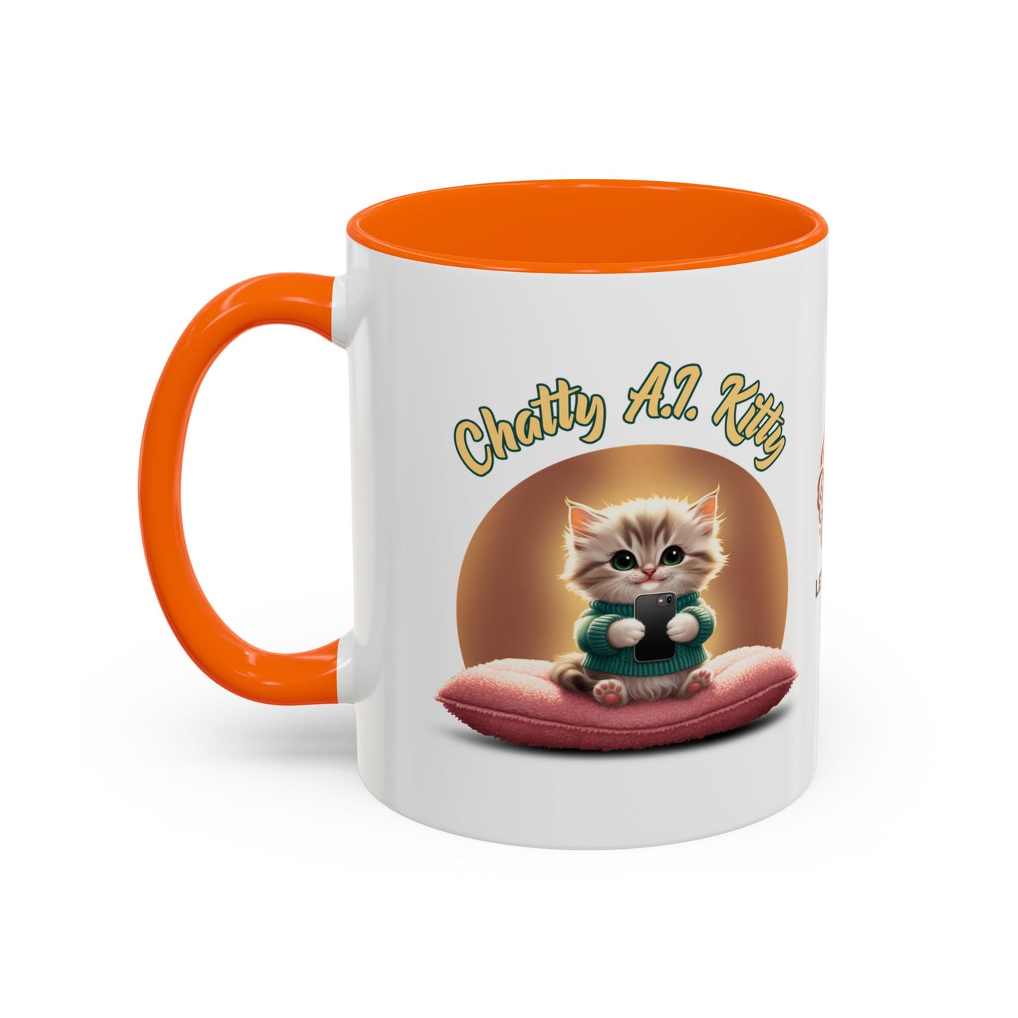 Chatty A.I. Kitty Twitch - AI Enabled Accent Mug