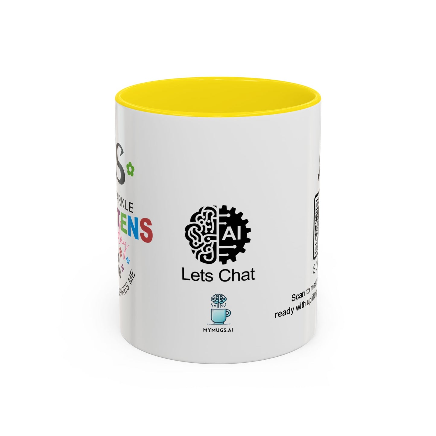 Sis, your sparkle brightens every day - Accent Coffee Mug