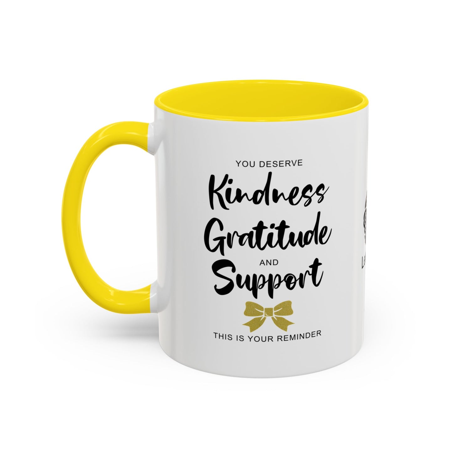 You deserve kindness - Accent Coffee Mug