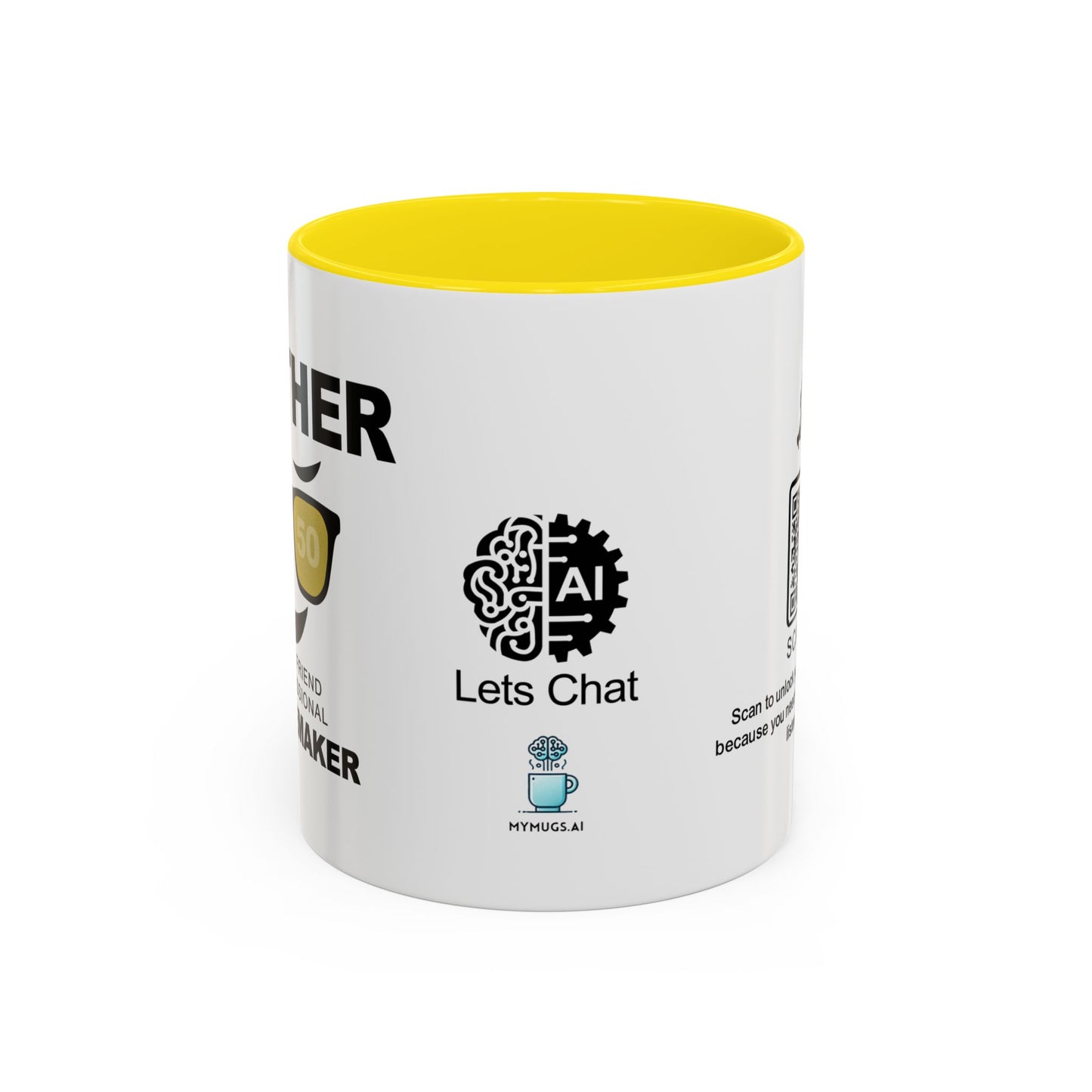 Brother: 50% best friend, 50% professional troublemaker - Accent Mug