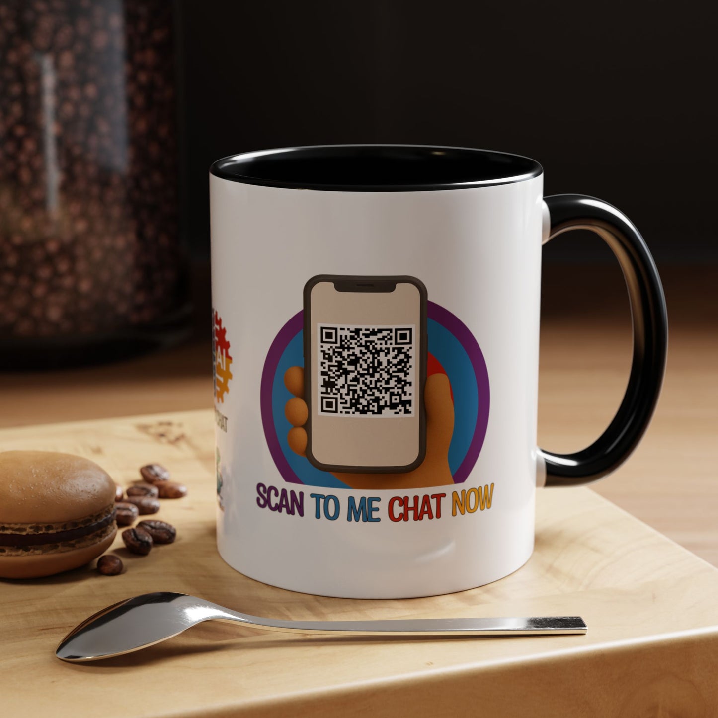 Chatty A.I. Puppy Pipa - AI Enabled Accent Mug