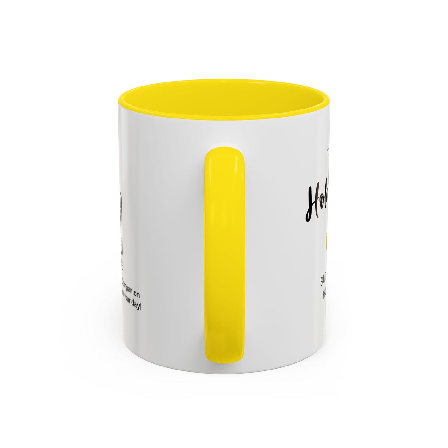 This mug holds coffee, but my heart holds you - Personalised Accent Coffee Mug