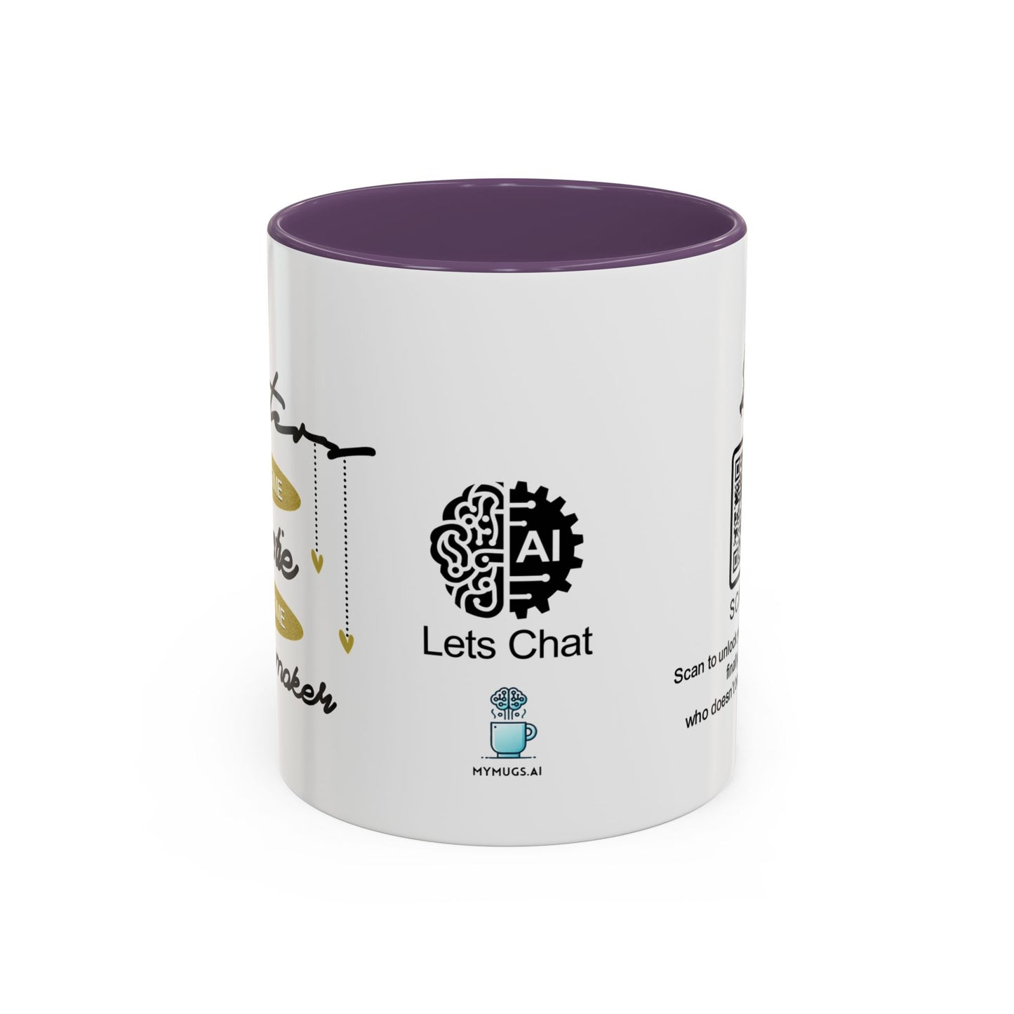 Sister: Part-time bestie, full-time troublemaker - Accent Coffee Mug