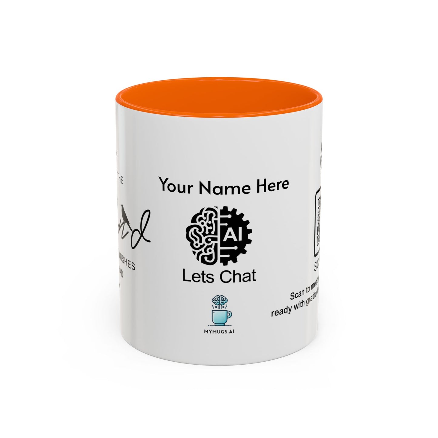 You’re the friend everyone wishes they had - Personalised Accent Coffee Mug