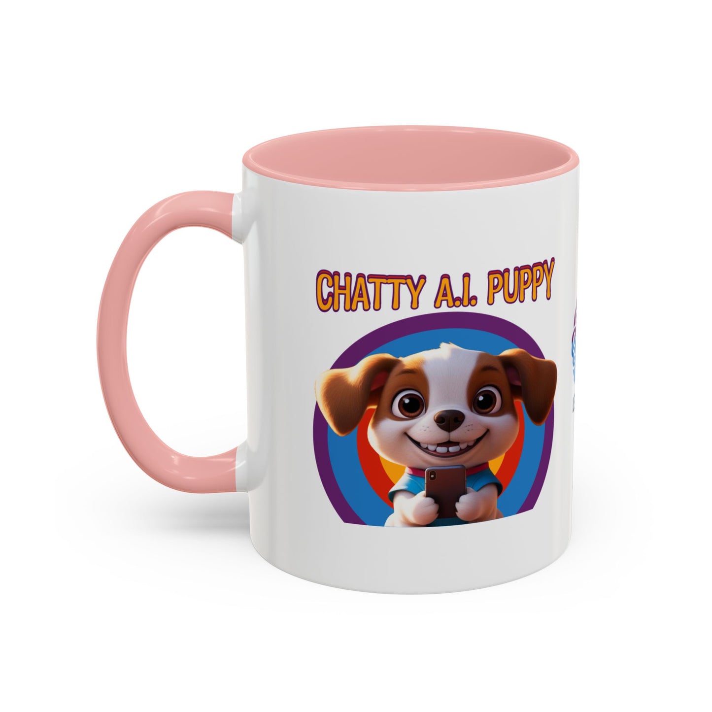 Chatty A.I. Puppy Pipa - AI Enabled Accent Mug