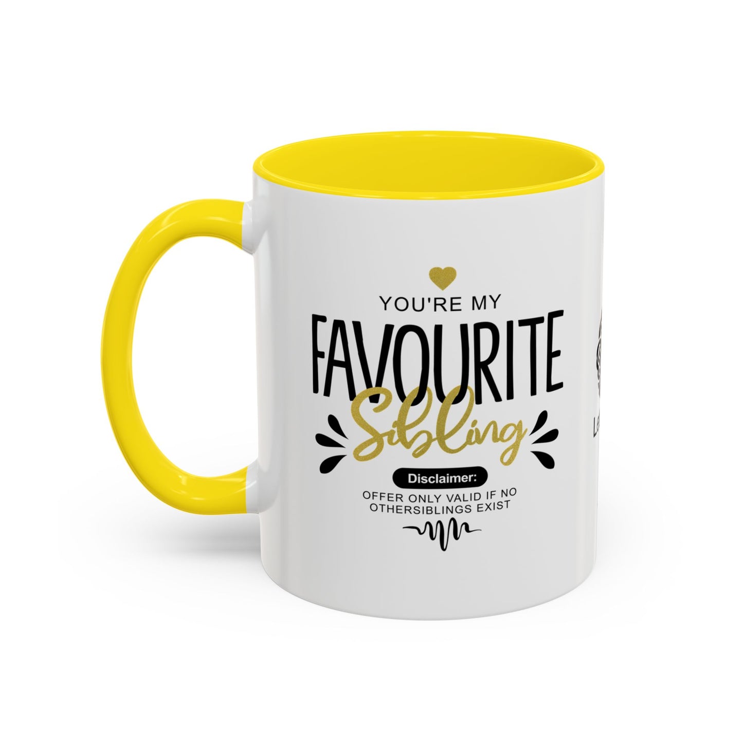 You're my favourite sibling - Accent Mug
