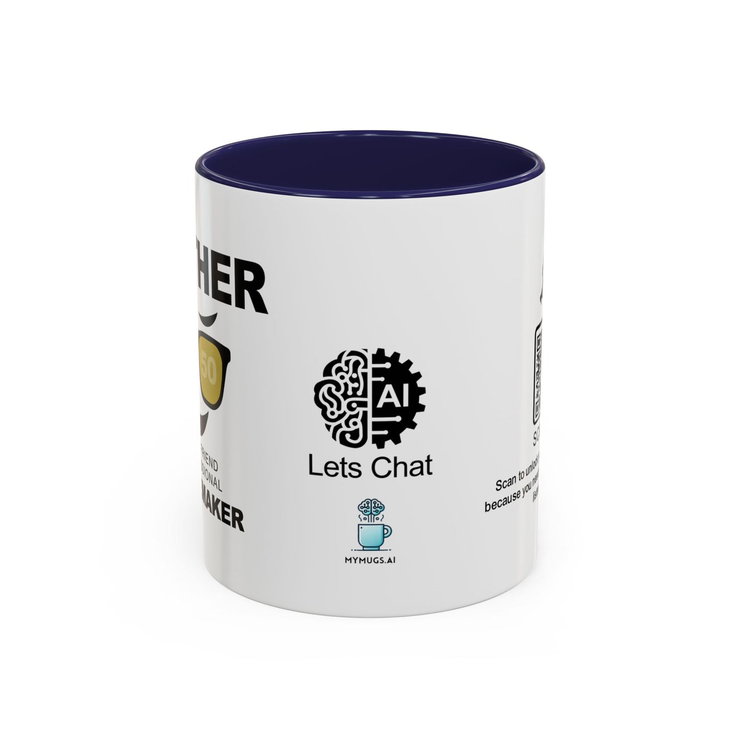 Brother: 50% best friend, 50% professional troublemaker - Accent Mug