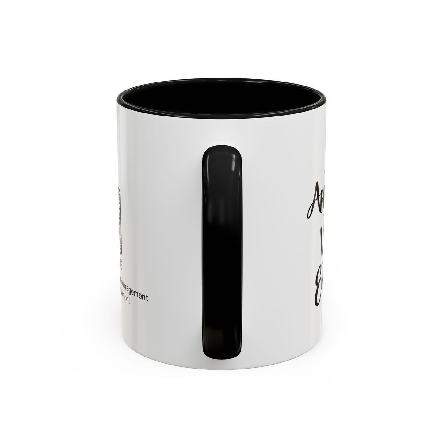 You are appreciated - Personalised Accent Coffee Mug
