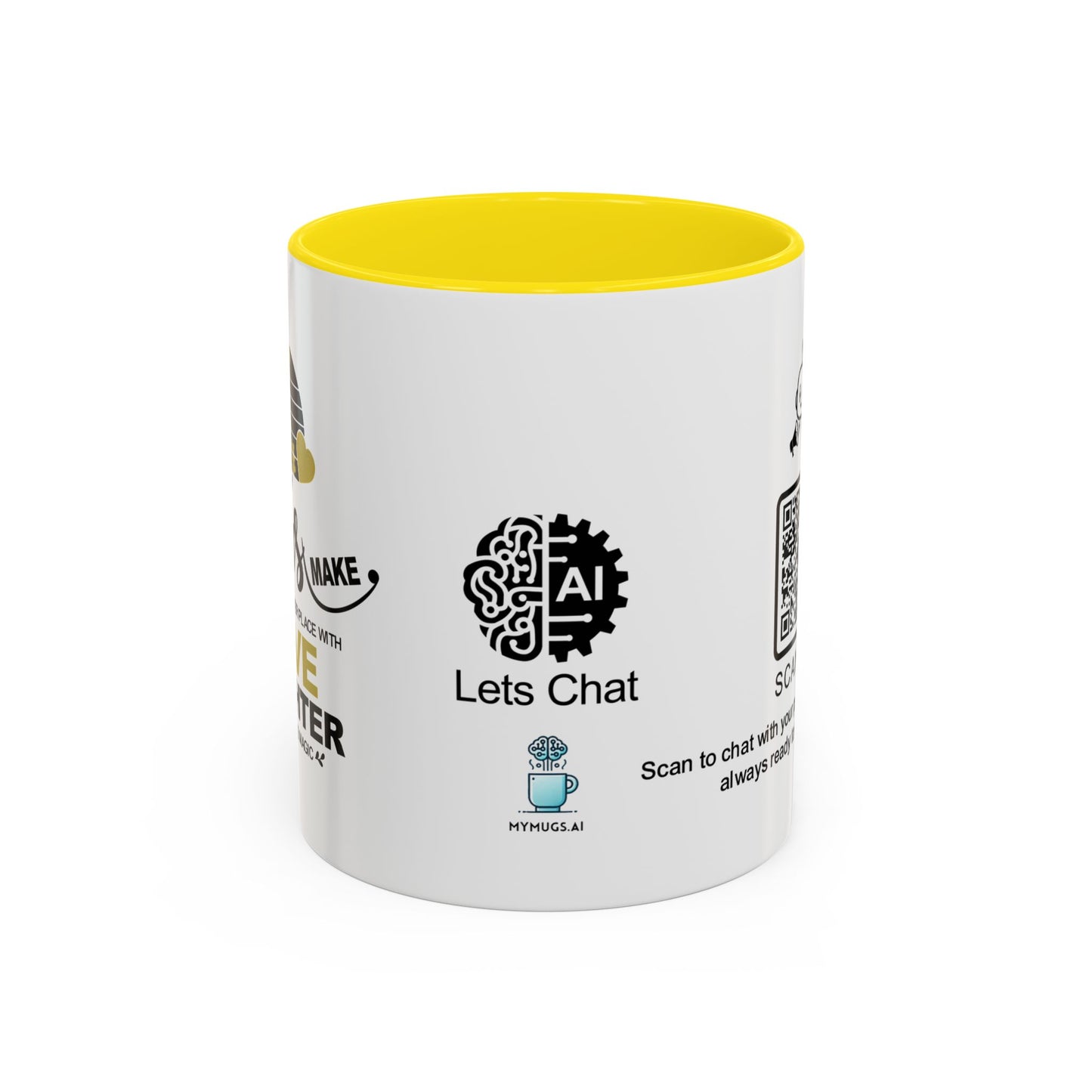 Sisters make the world a better place with love - Accent Mug