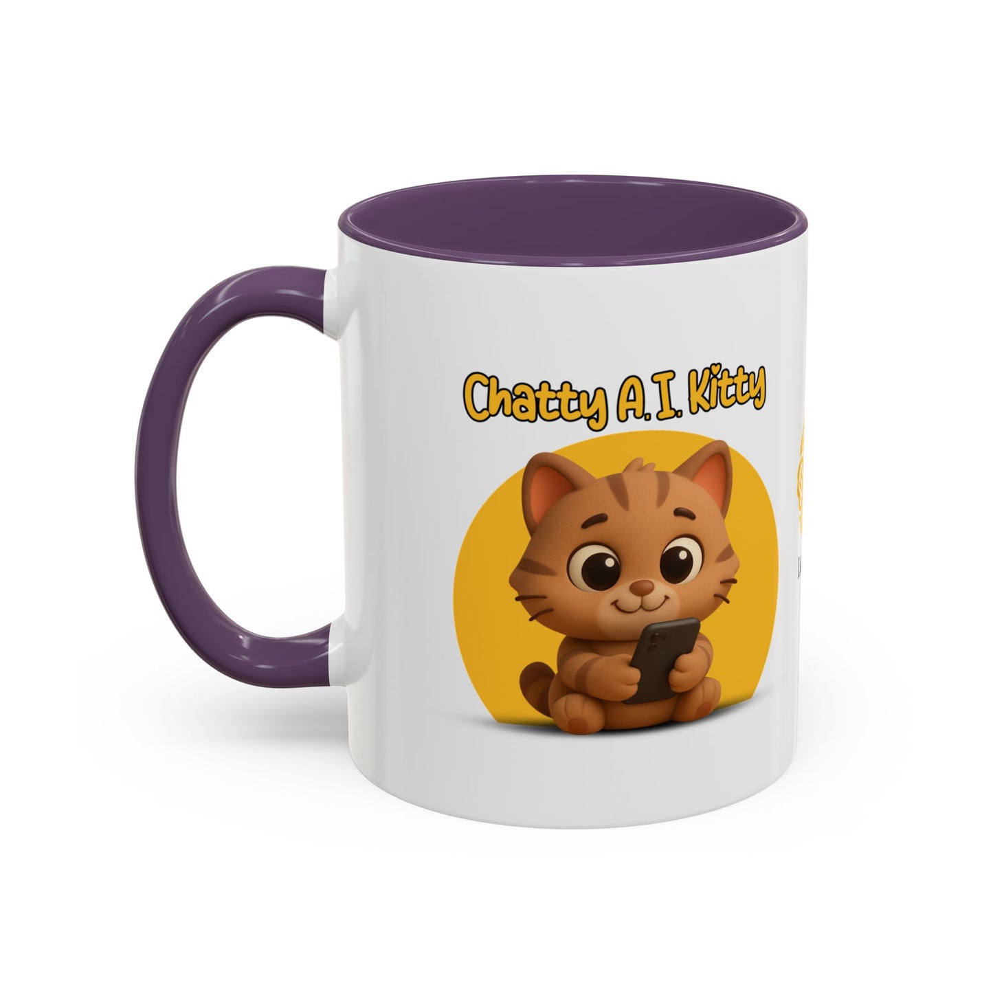 Chatty AI Kitty Mochi - AI Enabled Accent Mug