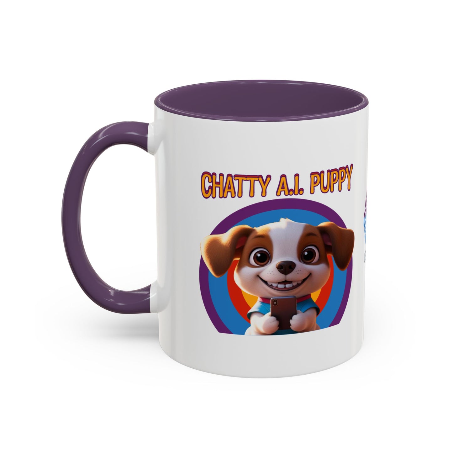Chatty A.I. Puppy Pipa - AI Enabled Accent Mug