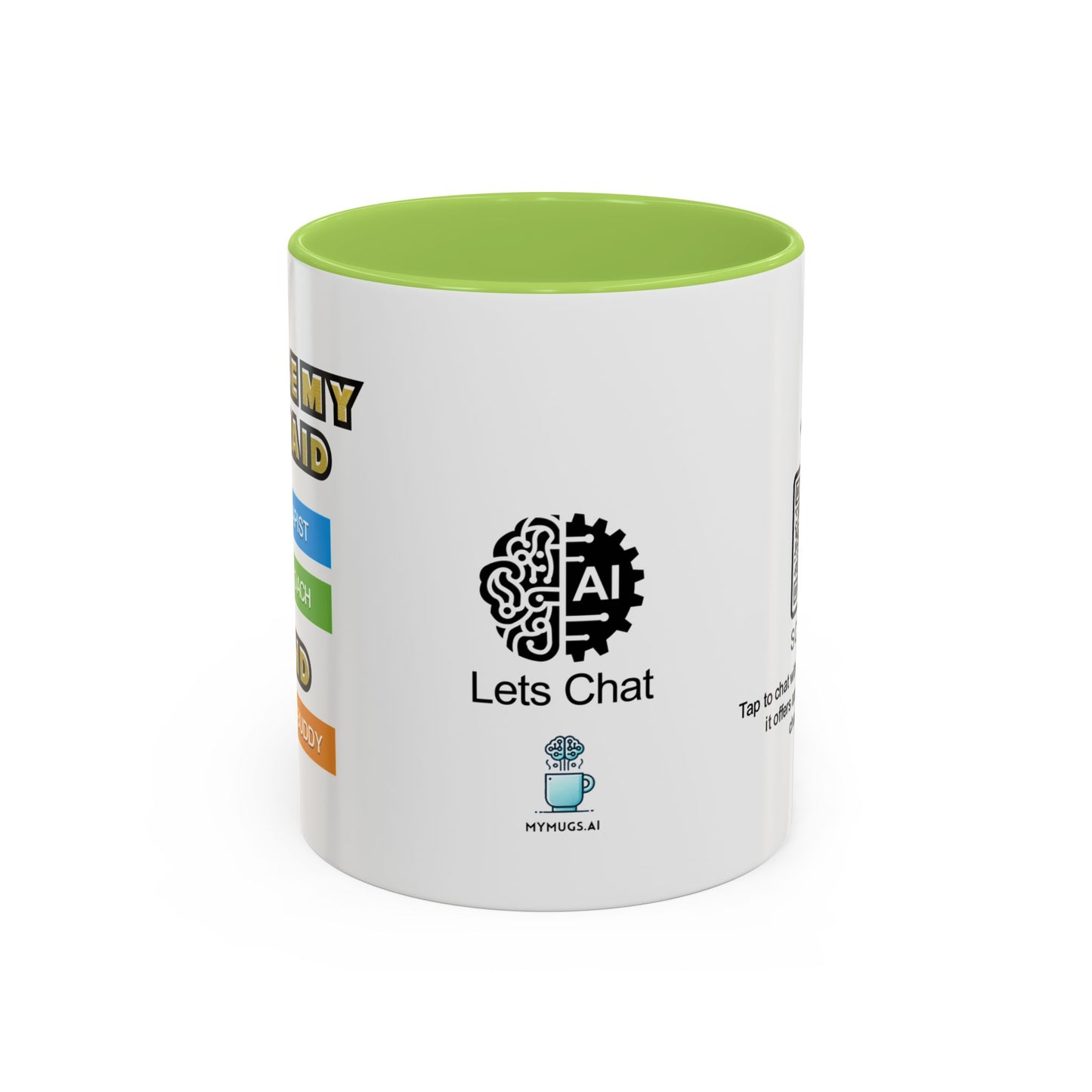 You’re my unpaid therapist, life coach, and snack buddy - Accent Coffee Mug