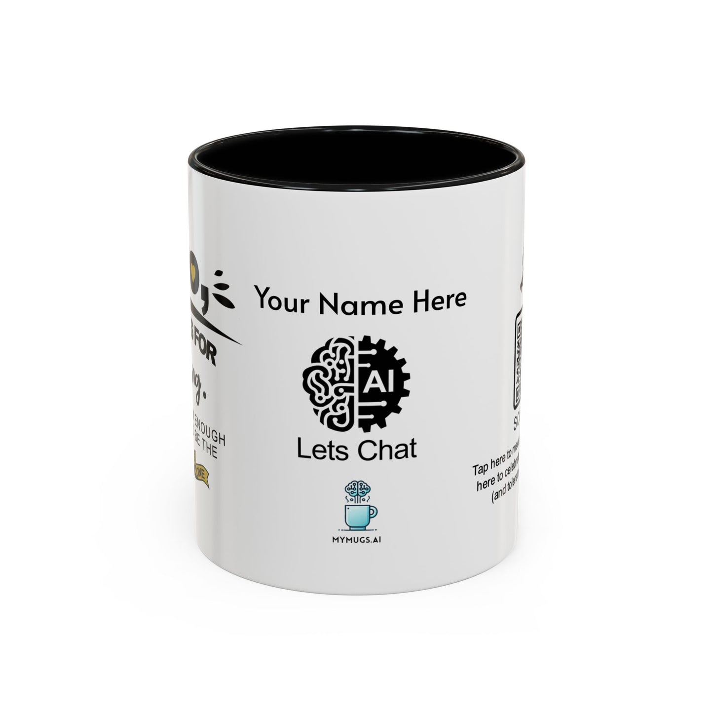 Bro, thanks for setting the bar low - Personalised Accent Mug