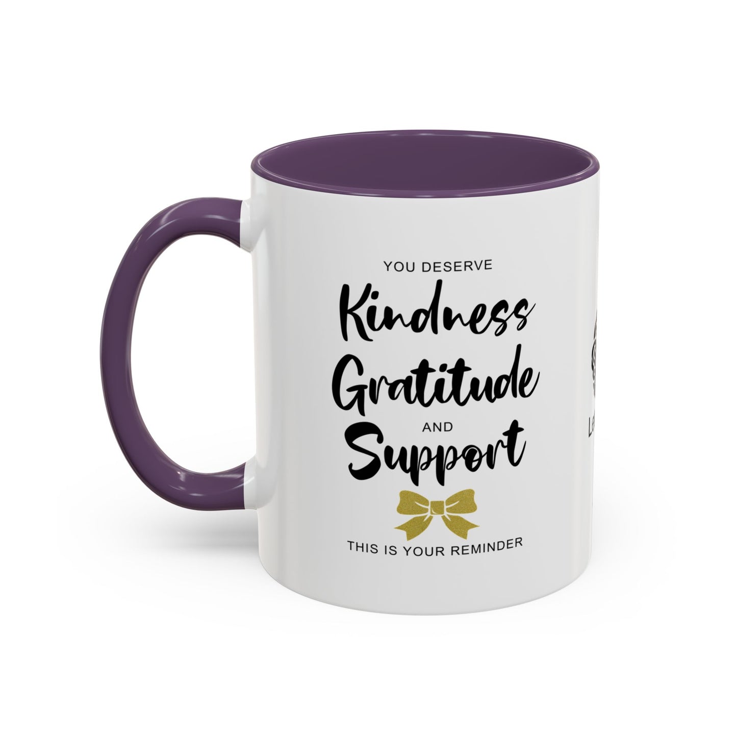 You deserve kindness - Accent Coffee Mug
