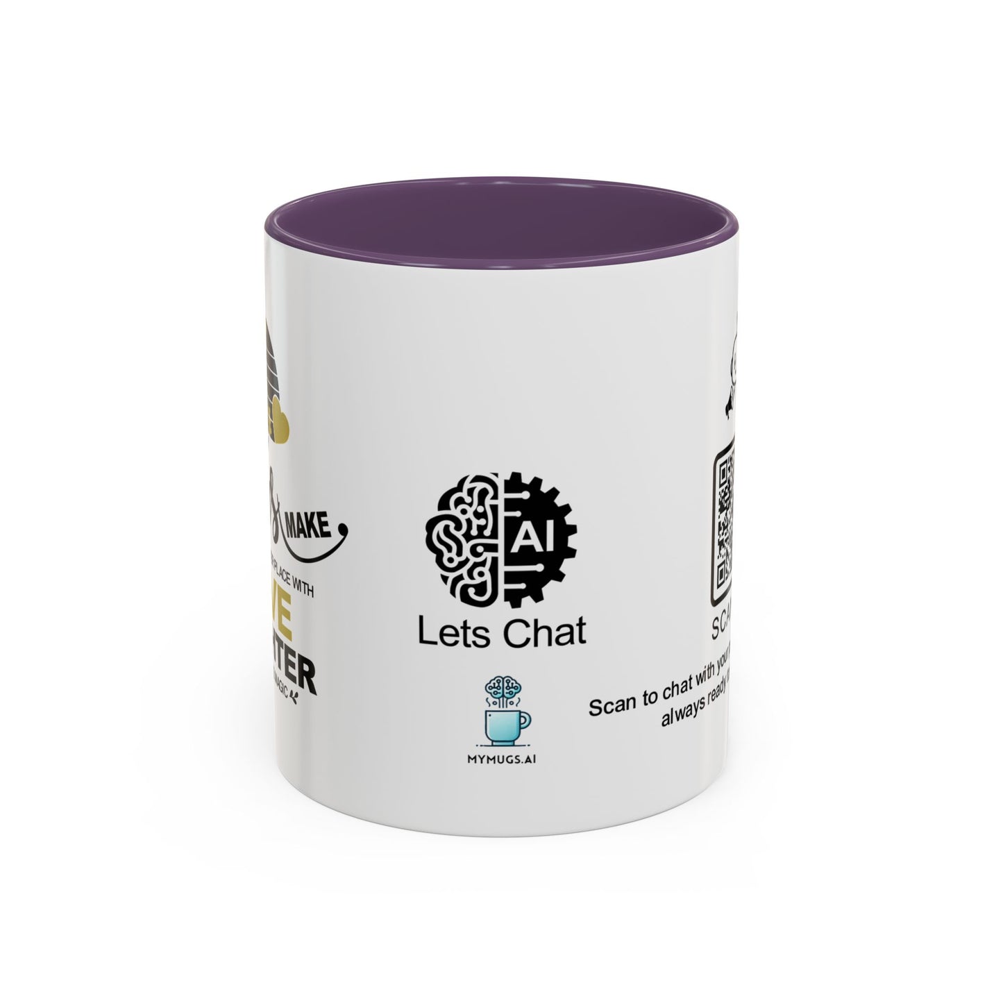 Sisters make the world a better place with love - Accent Mug