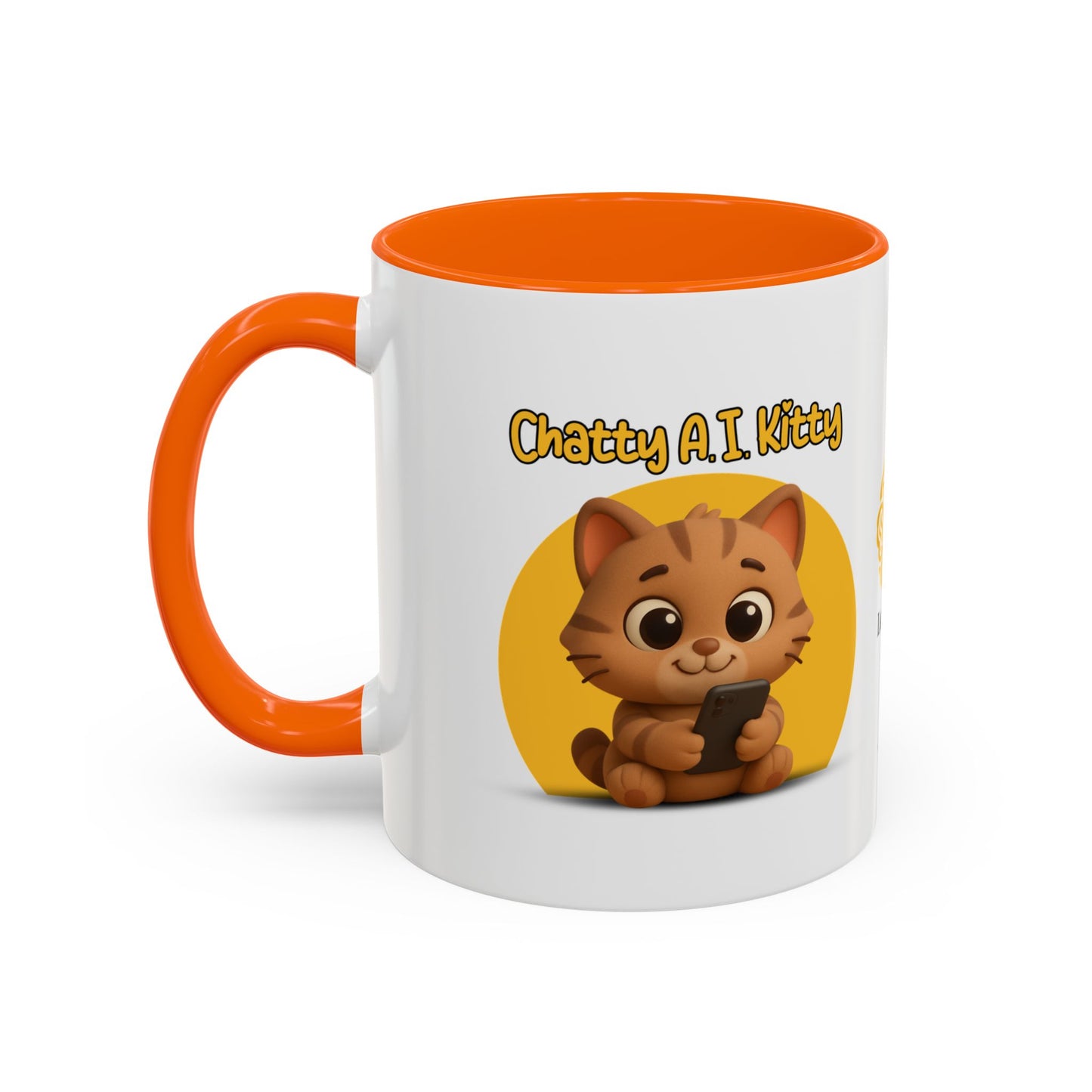 Chatty AI Kitty Mochi - AI Enabled Accent Mug