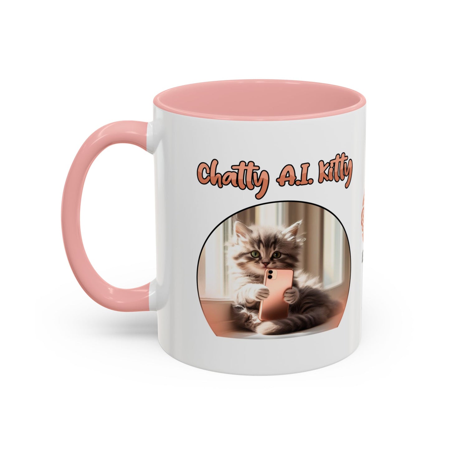 Chat A.I. Kitty Luna - AI Enabled Accent Mug