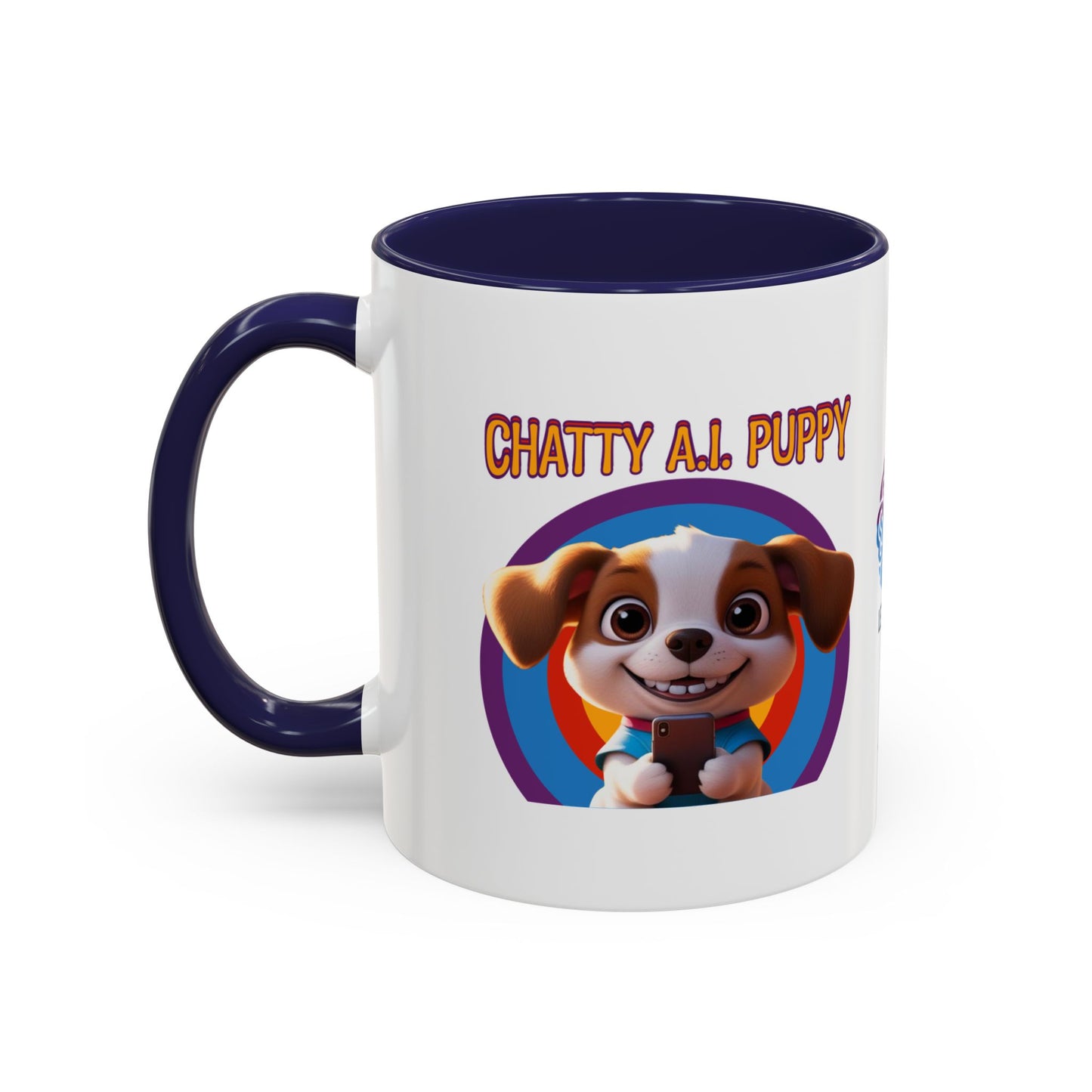 Chatty A.I. Puppy Pipa - AI Enabled Accent Mug