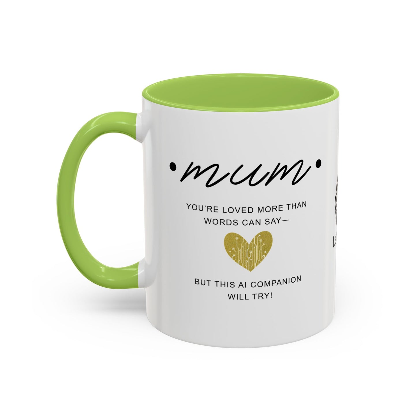 Mum, you’re loved more than words can say - Accent Coffee Mug
