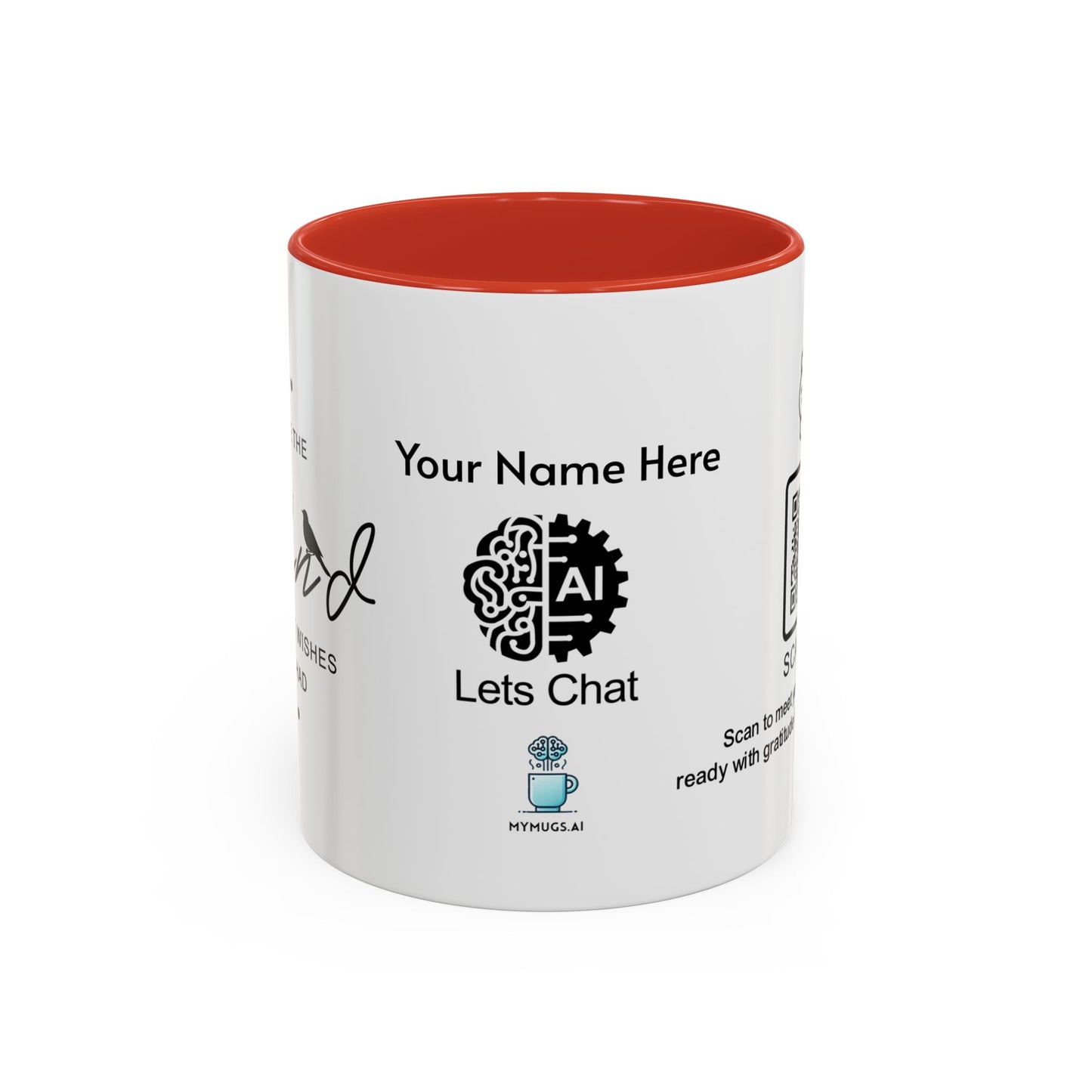 You’re the friend everyone wishes they had - Personalised Accent Coffee Mug
