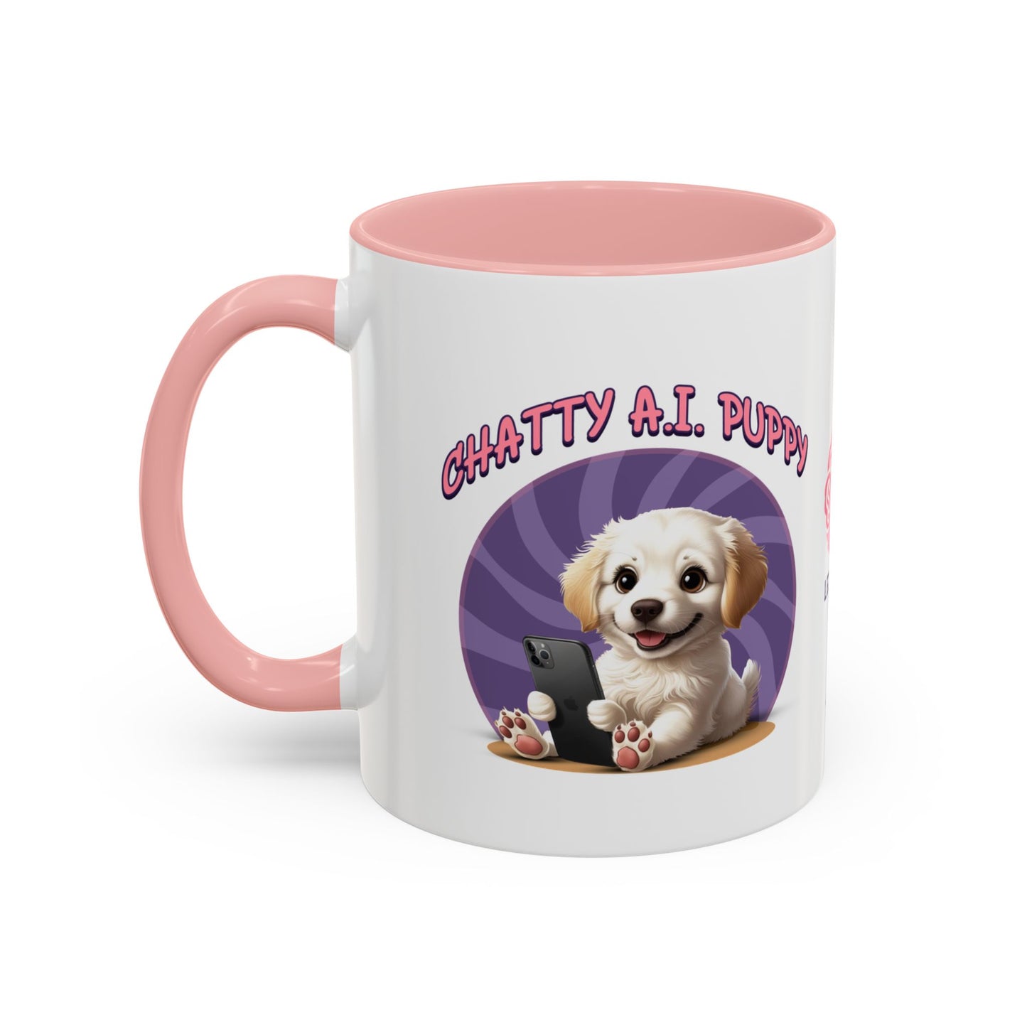 Chatty A.I. Puppy Coco - AI Enabled Accent Mug