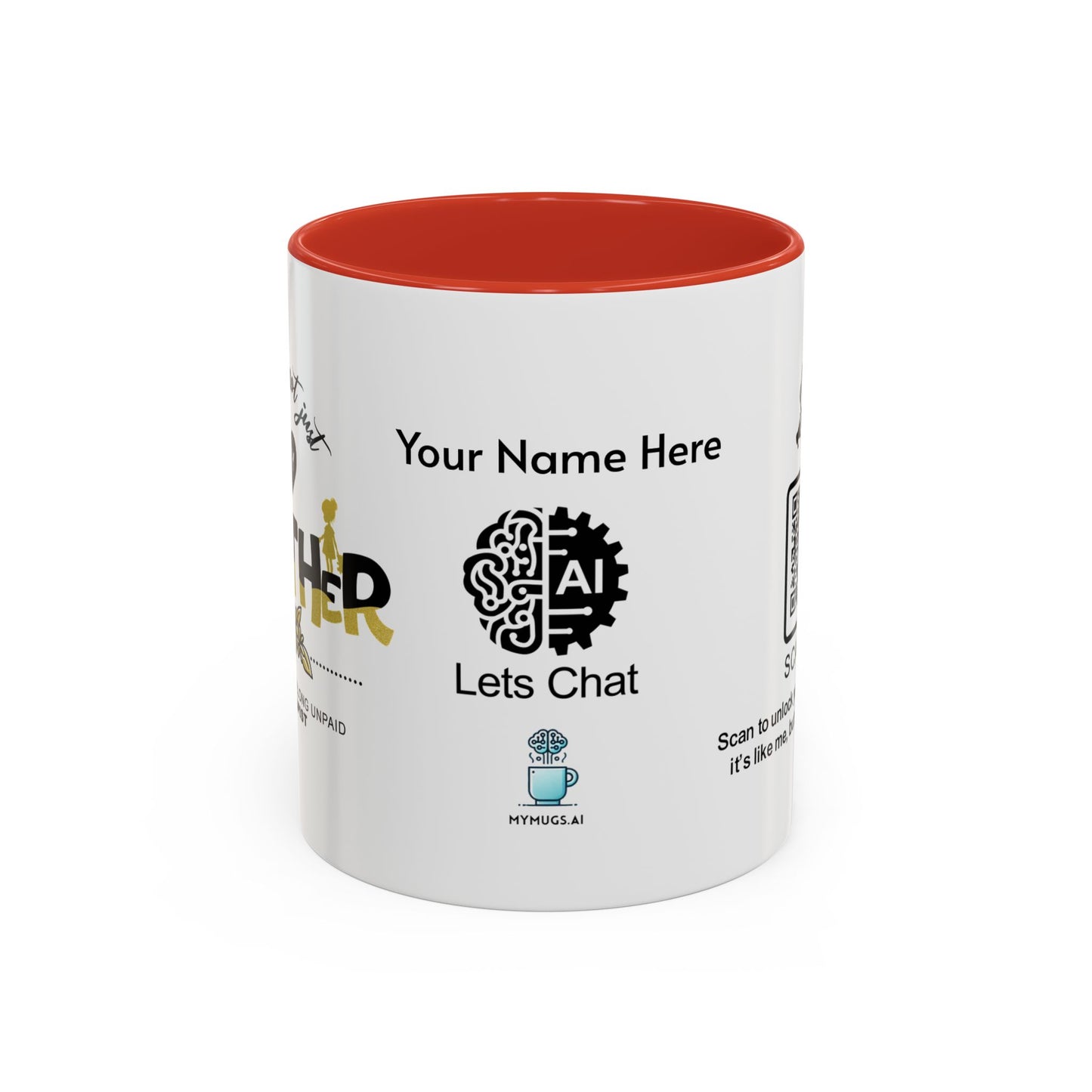 You’re not just my brother - Personalised Accent Mug