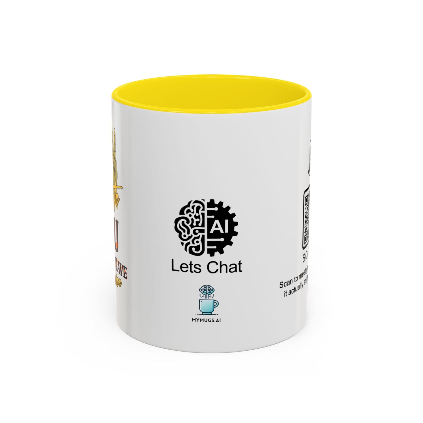 I tolerate you… because I have no choice - Accent Coffee Mug