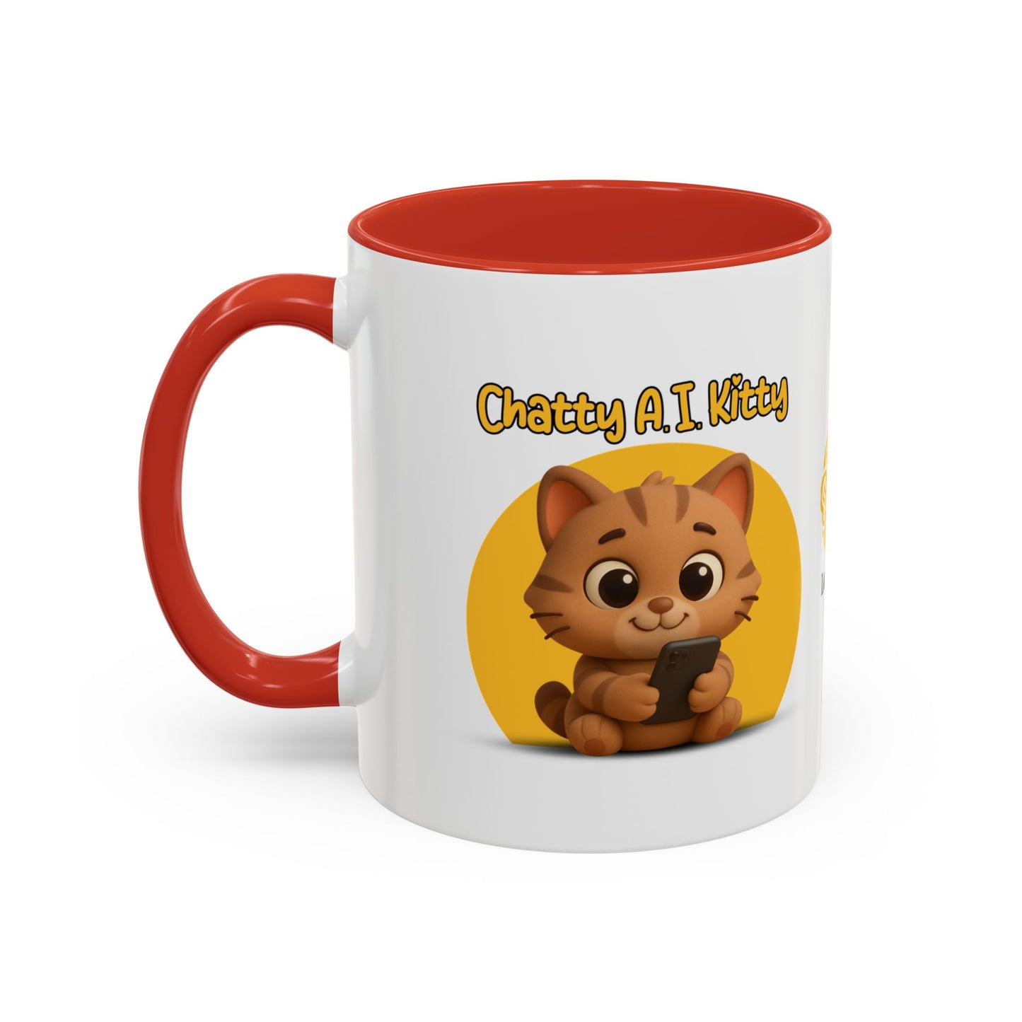 Chatty AI Kitty Mochi - AI Enabled Accent Mug