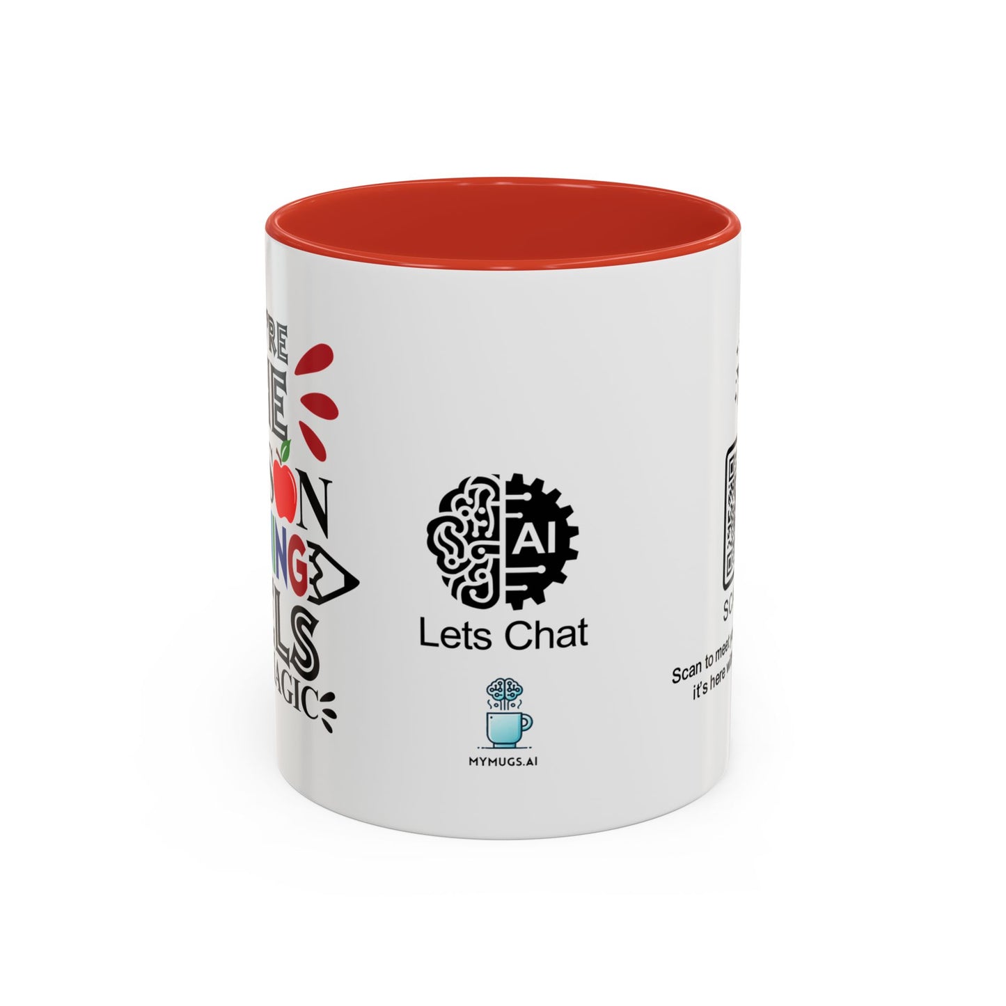 You’re the reason learning feels like magic - Accent Coffee Mug