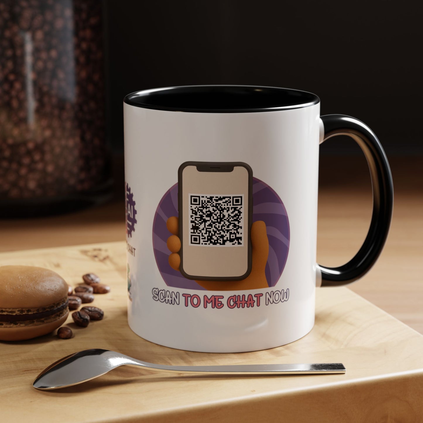 Chatty A.I. Puppy Coco - AI Enabled Accent Mug