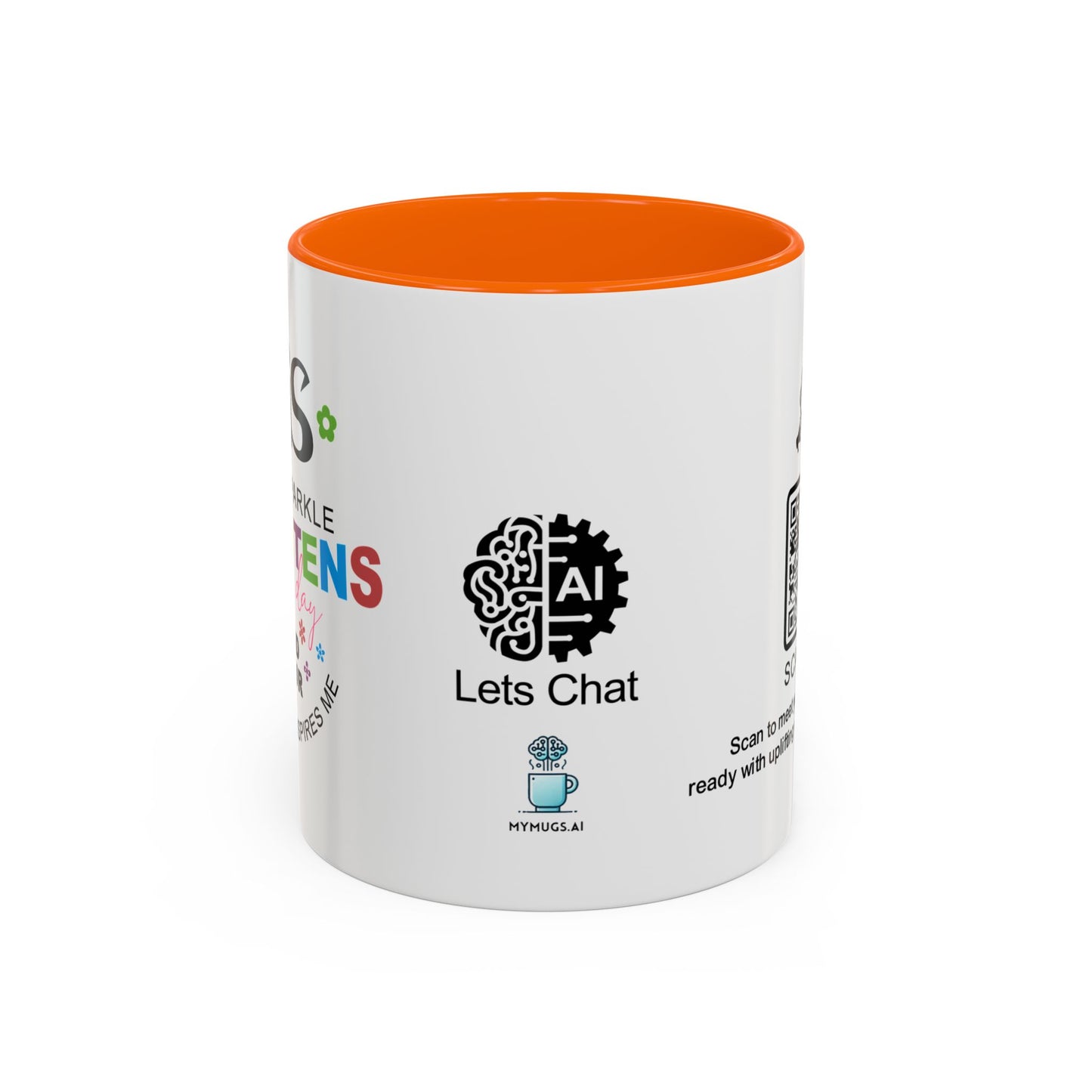 Sis, your sparkle brightens every day - Accent Coffee Mug