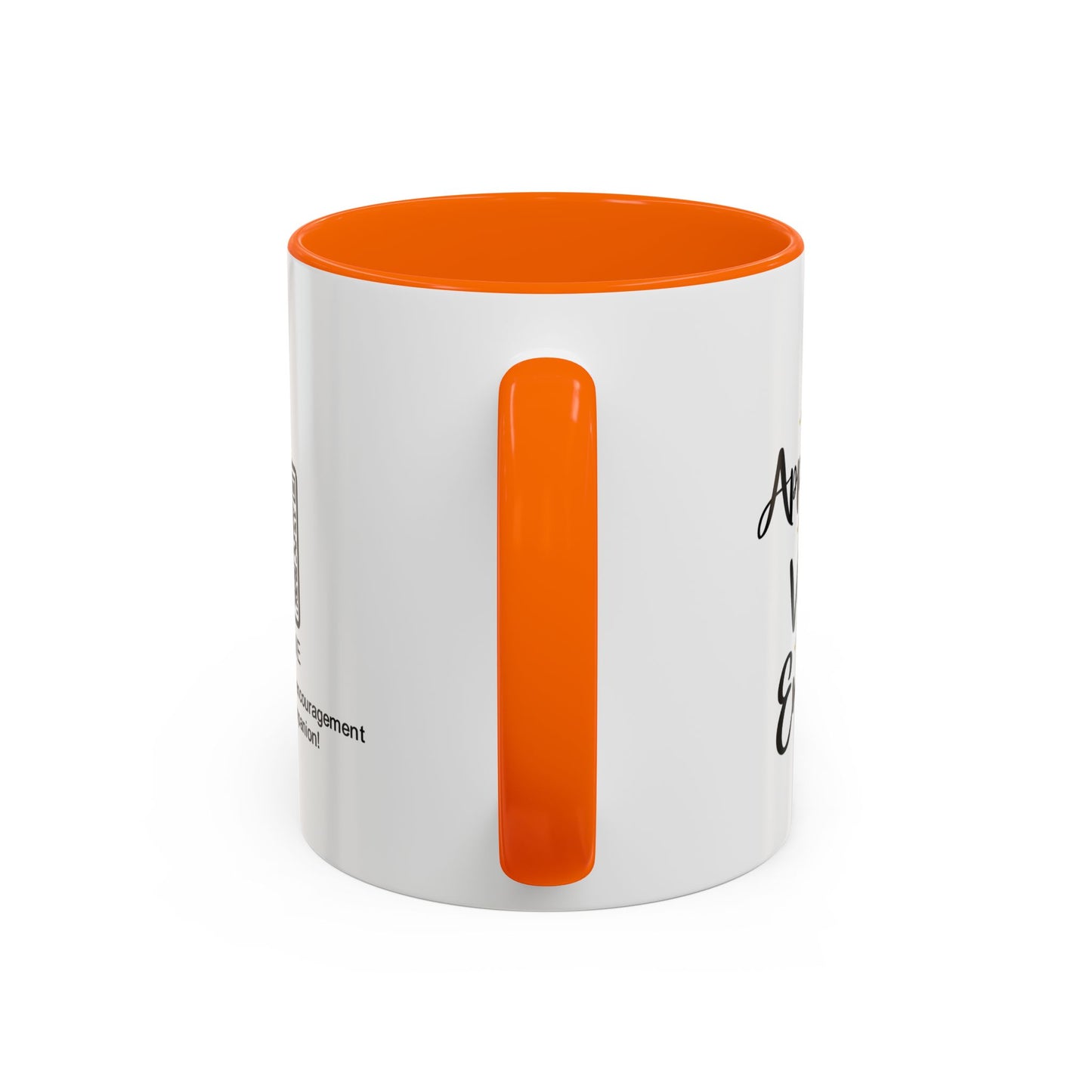 You are appreciated - Personalised Accent Coffee Mug