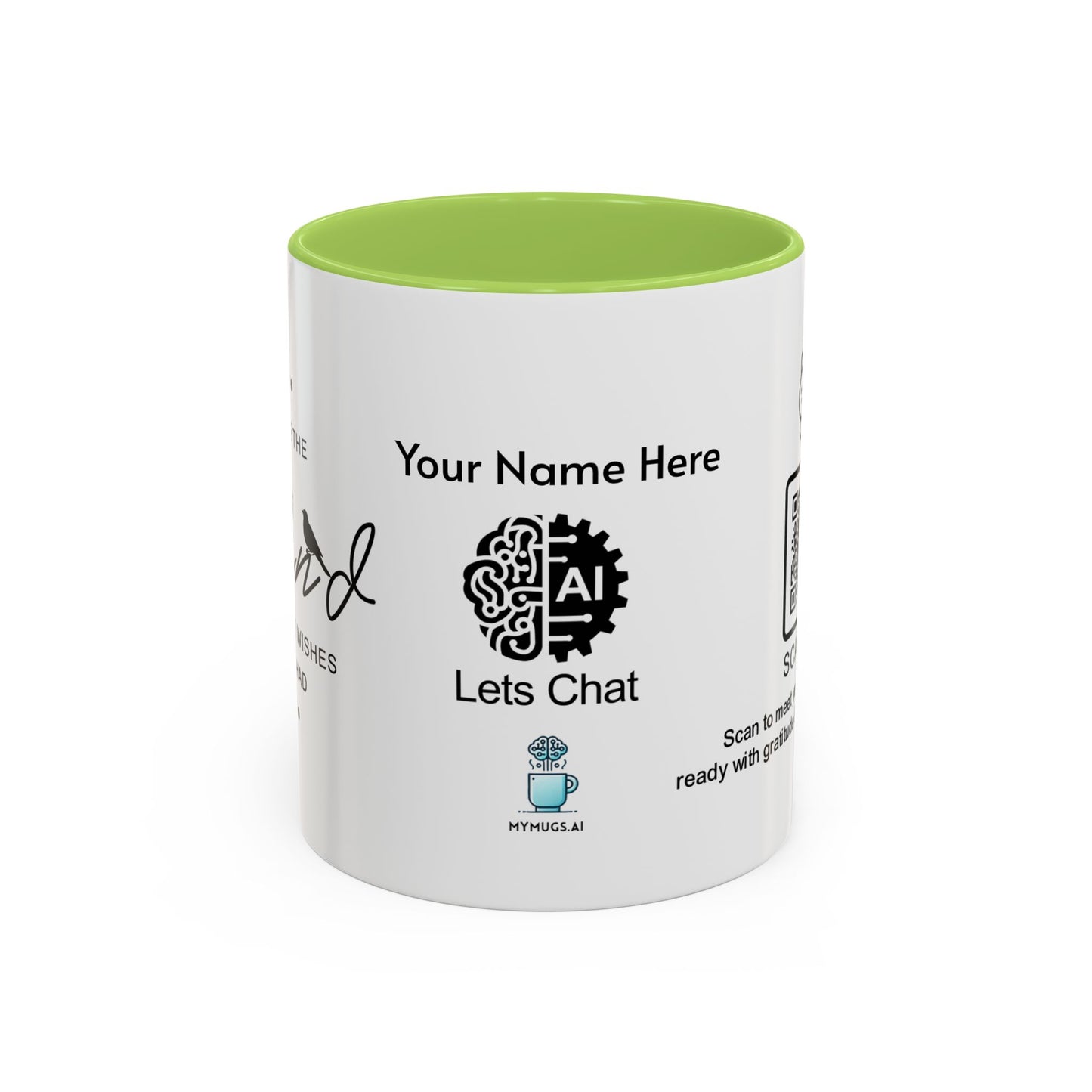 You’re the friend everyone wishes they had - Personalised Accent Coffee Mug