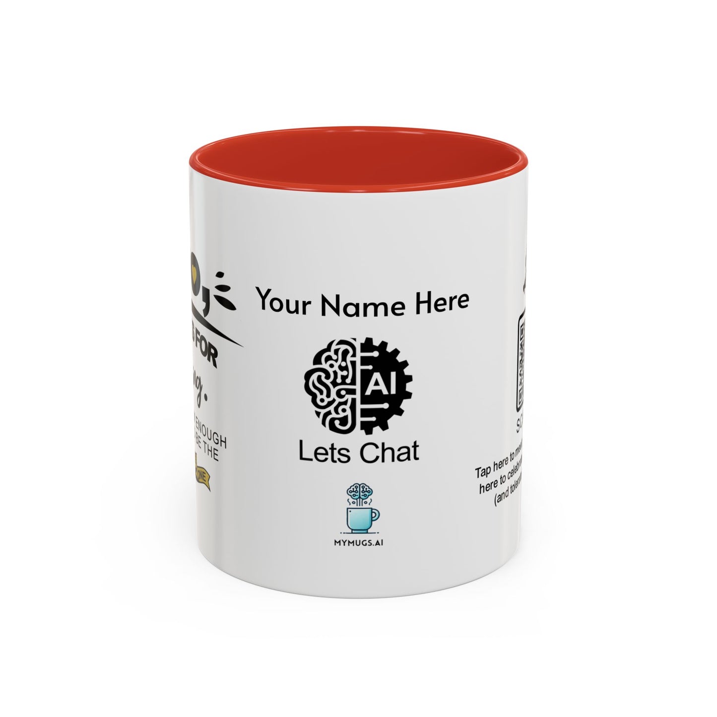 Bro, thanks for setting the bar low - Personalised Accent Mug