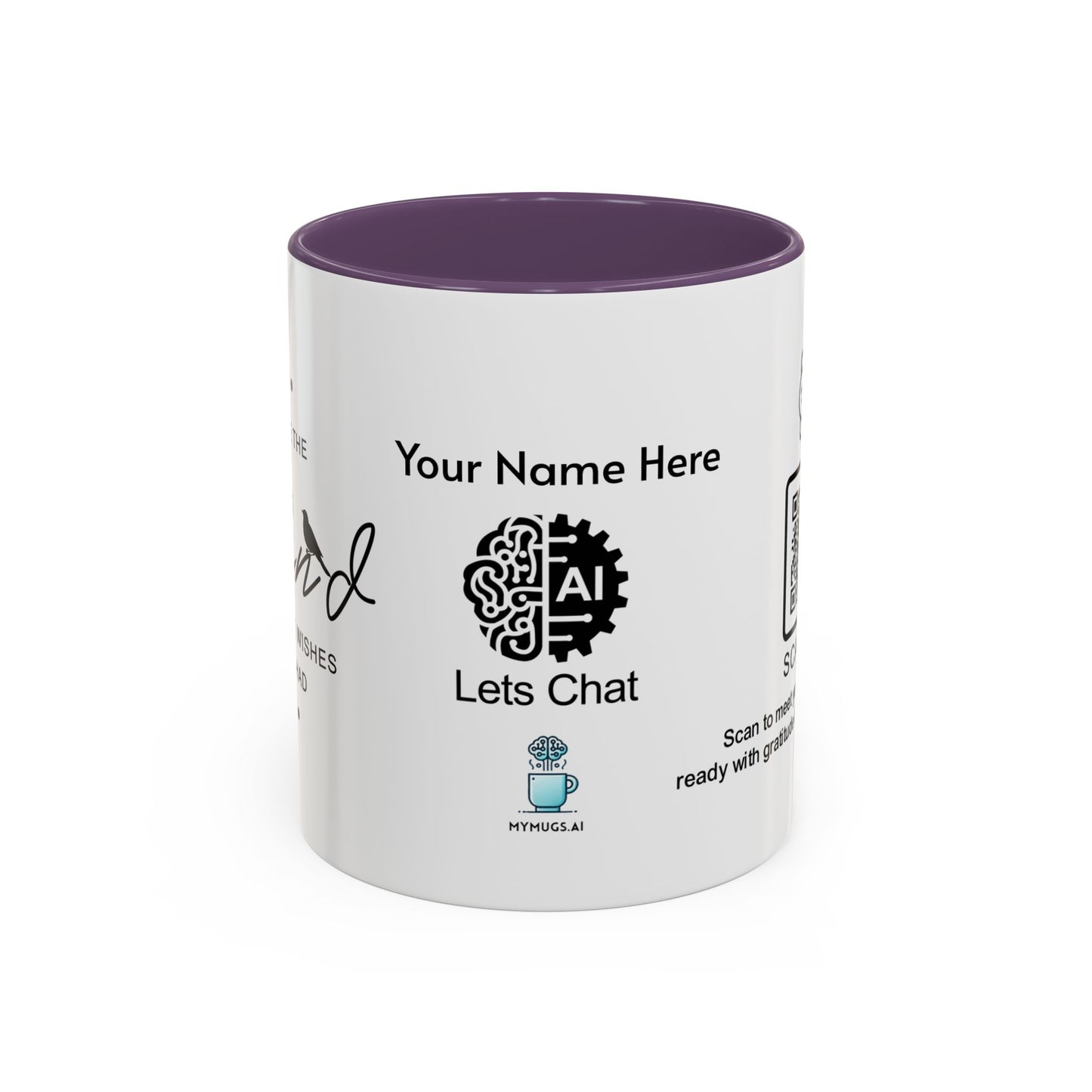 You’re the friend everyone wishes they had - Personalised Accent Coffee Mug