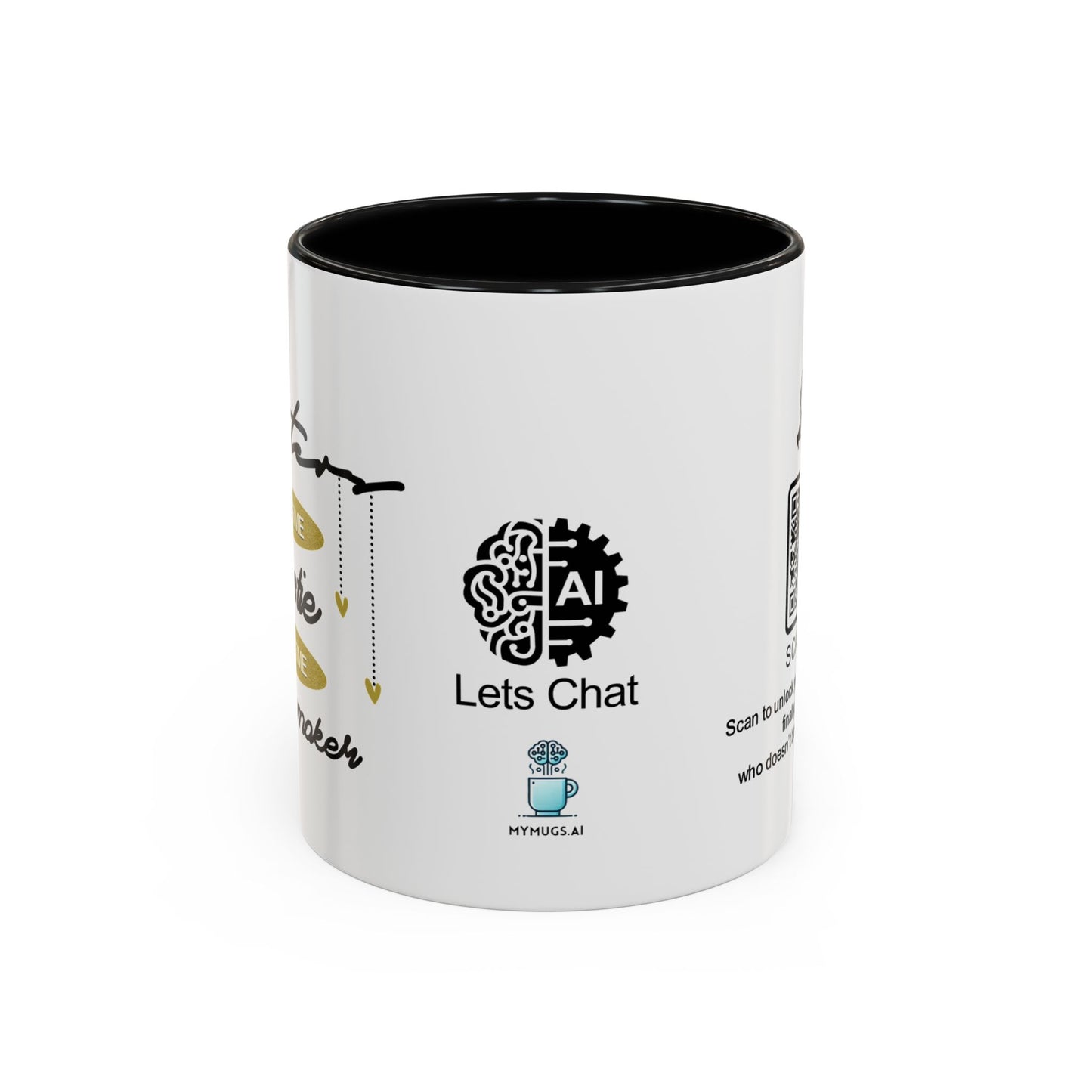 Sister: Part-time bestie, full-time troublemaker - Accent Coffee Mug