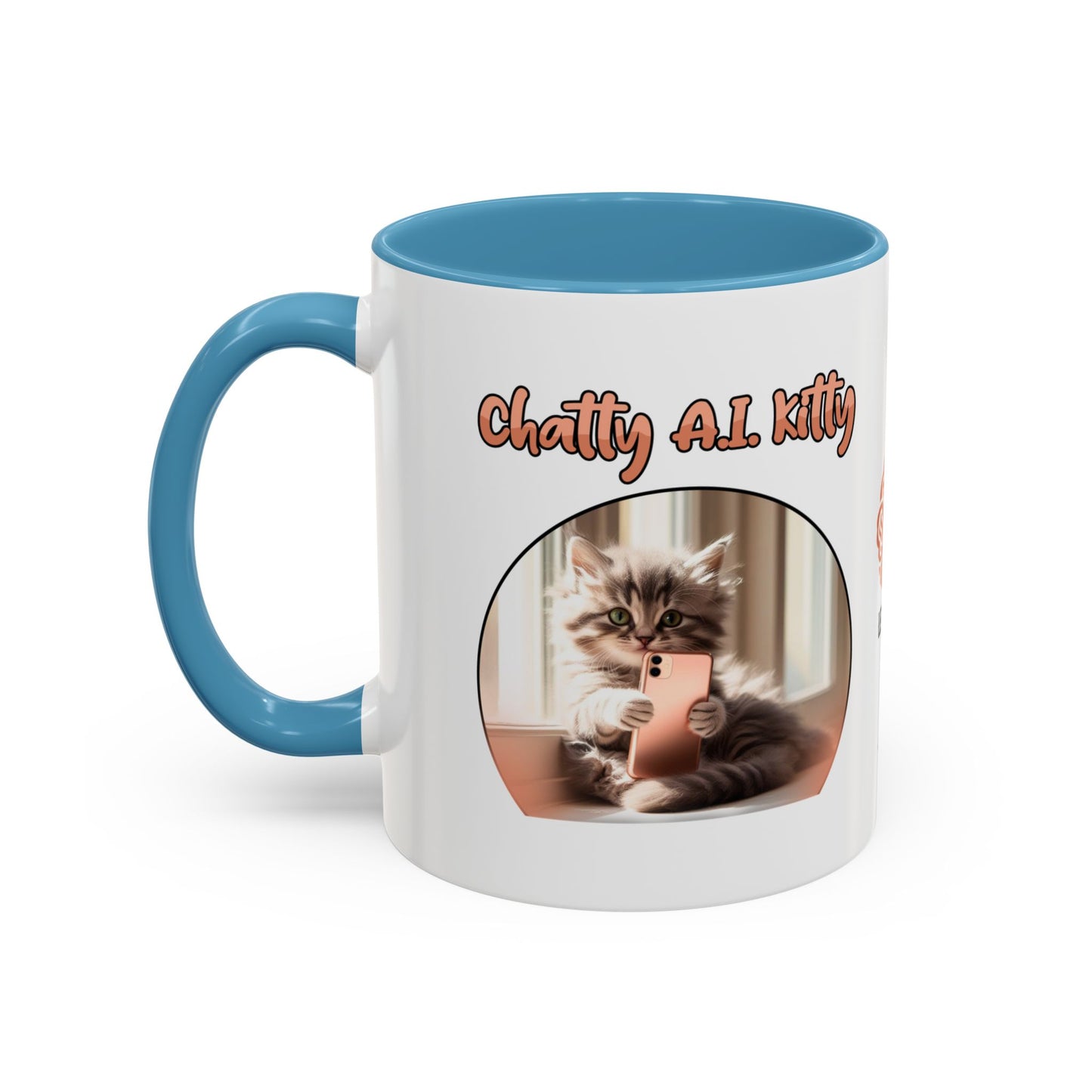 Chat A.I. Kitty Luna - AI Enabled Accent Mug