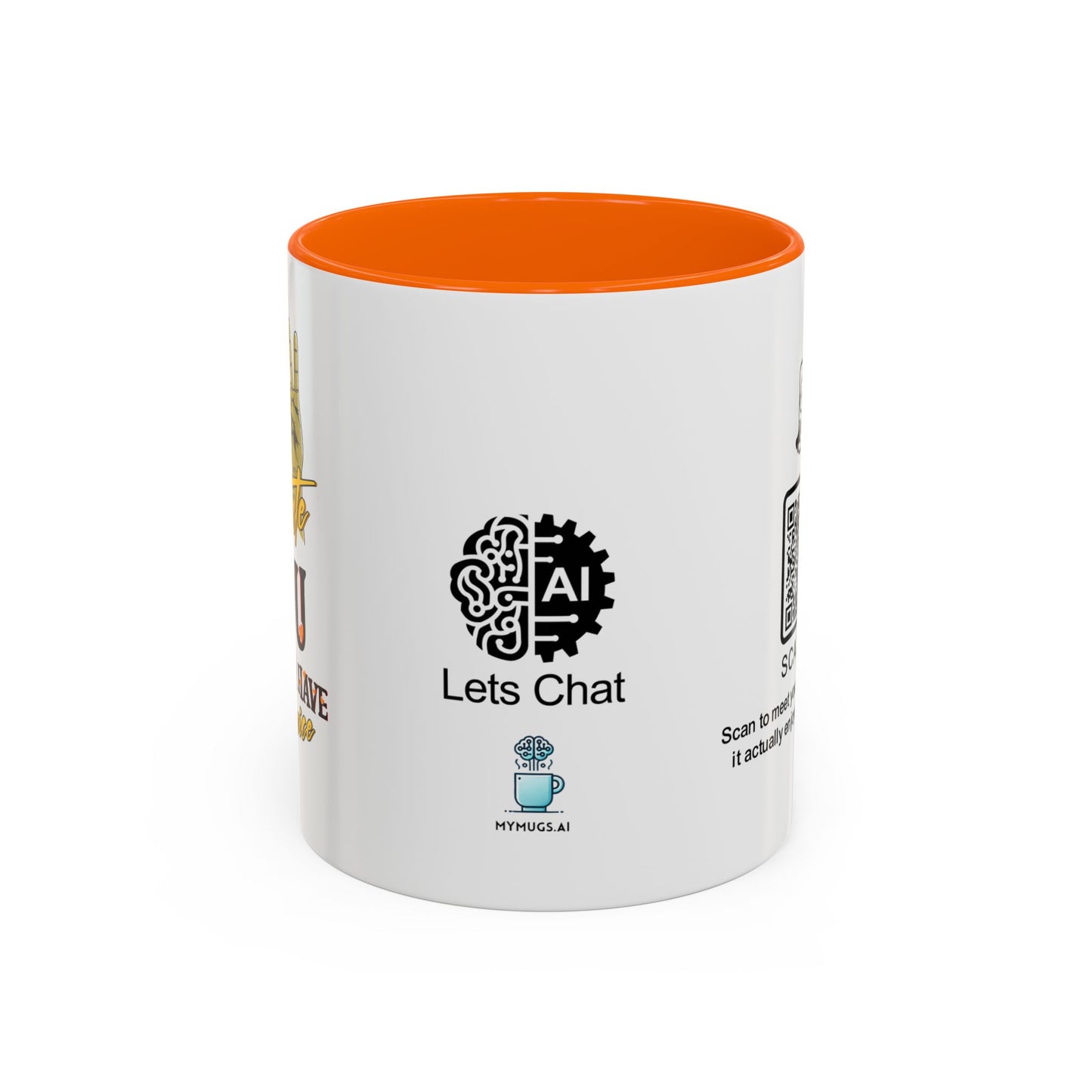I tolerate you… because I have no choice - Accent Coffee Mug