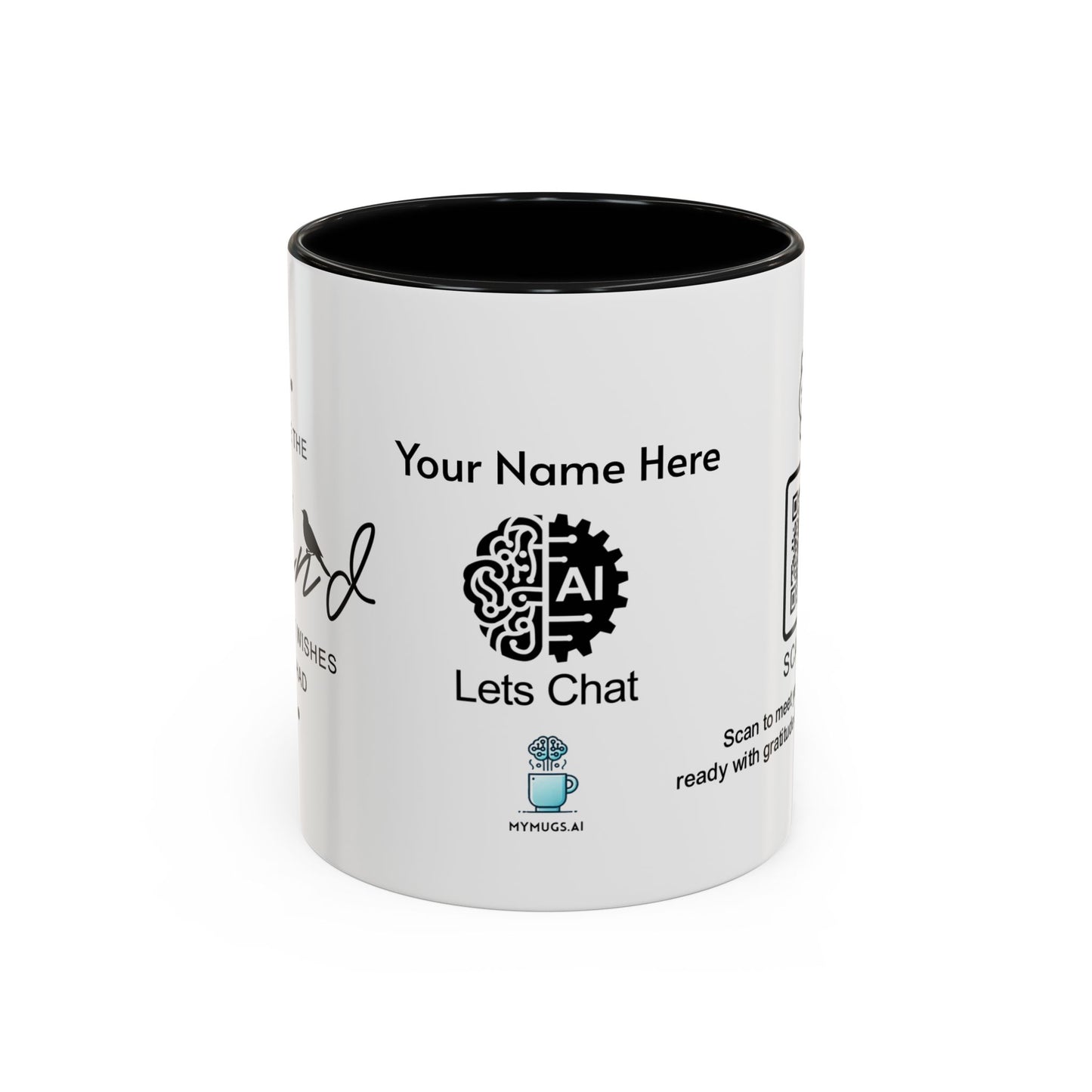 You’re the friend everyone wishes they had - Personalised Accent Coffee Mug