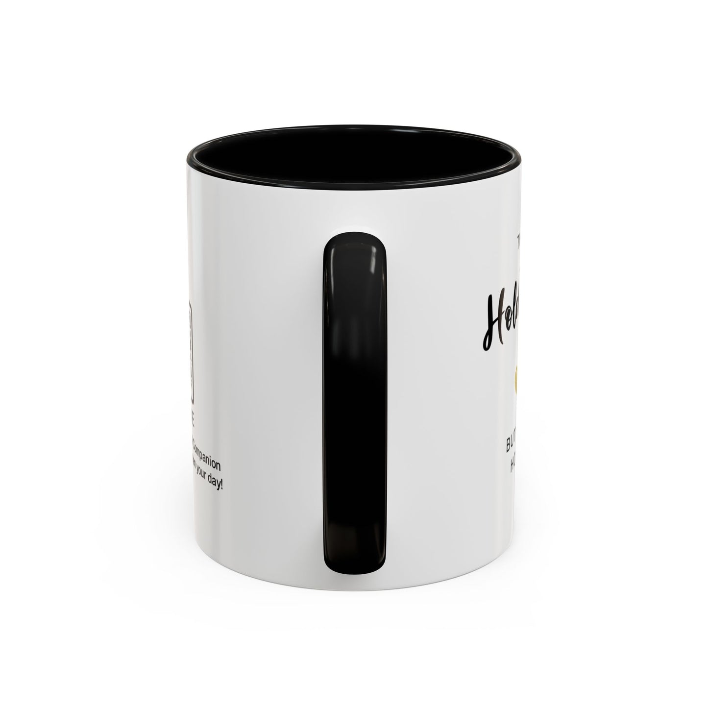 This mug holds coffee, but my heart holds you - Personalised Accent Coffee Mug
