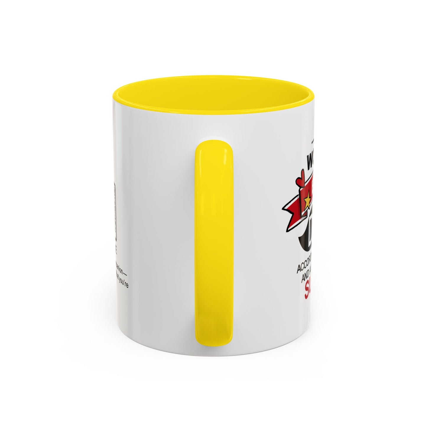 World’s Best Dad* (*According to this mug and a highly biased survey) - Accent Coffee Mug